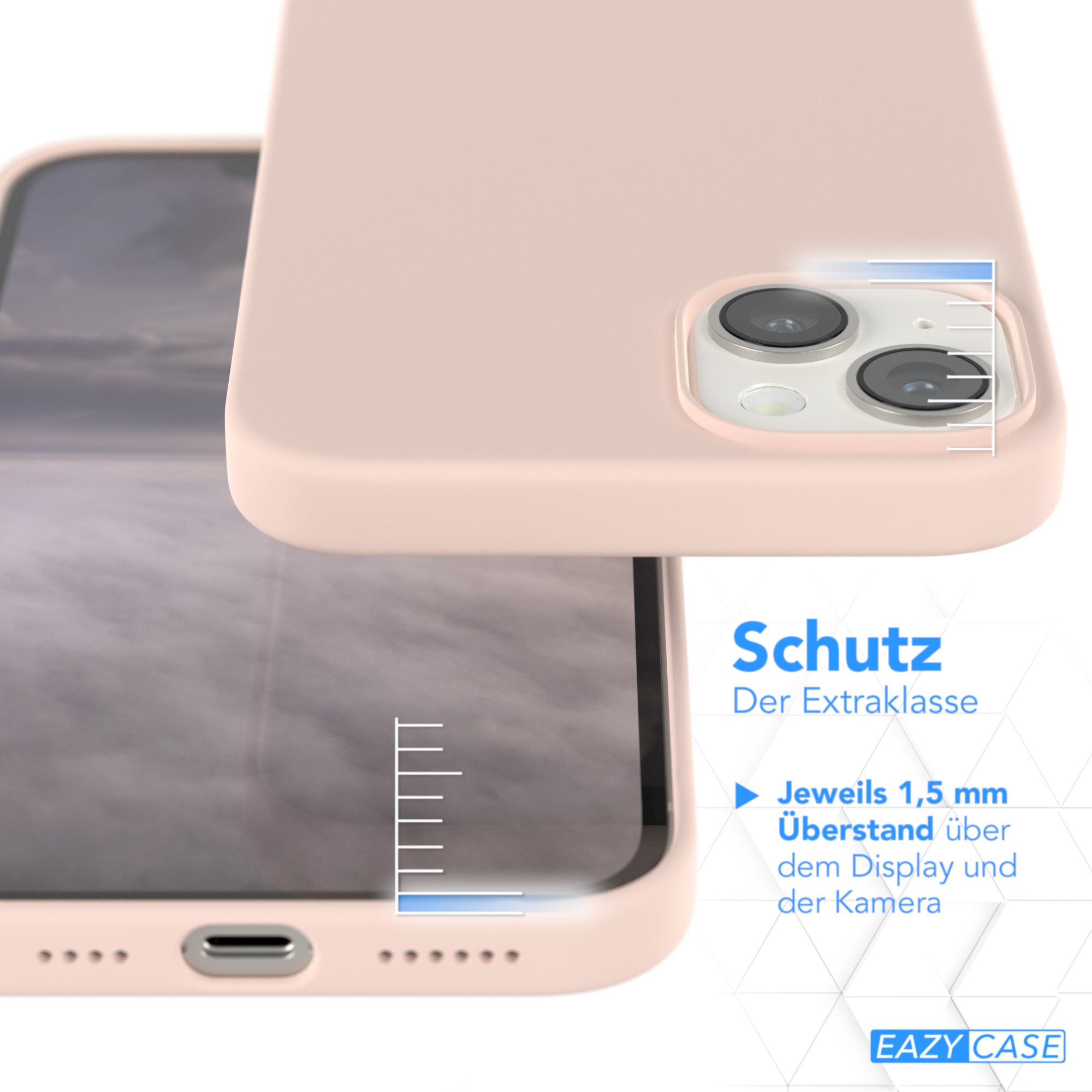 iPhone 14 Plus premium Silikonhülle mit MagSafe