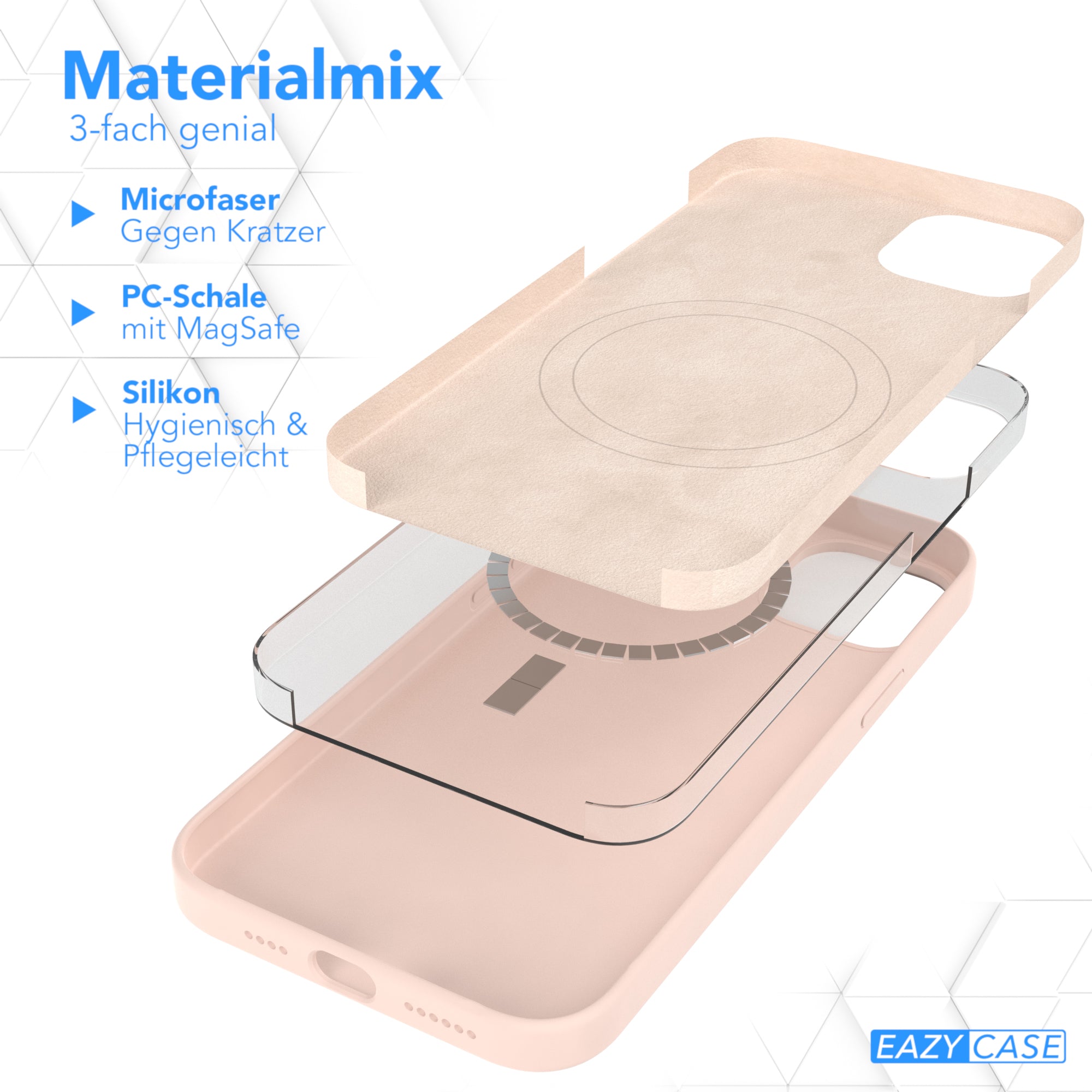 iPhone 14 Plus premium Silikonhülle mit MagSafe