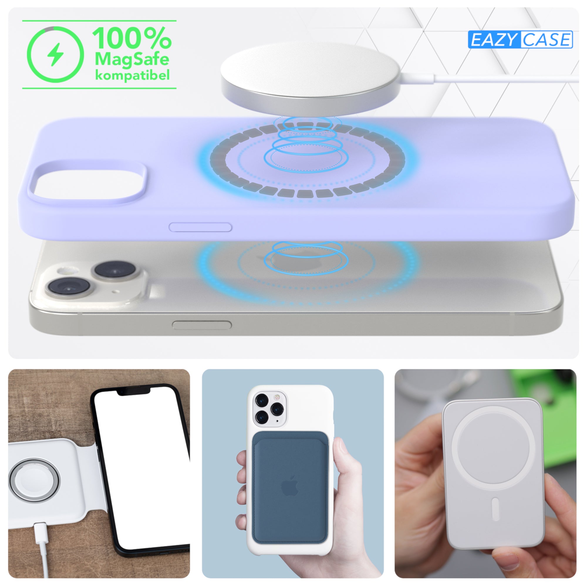 iPhone 14 Plus premium Silikonhülle mit MagSafe