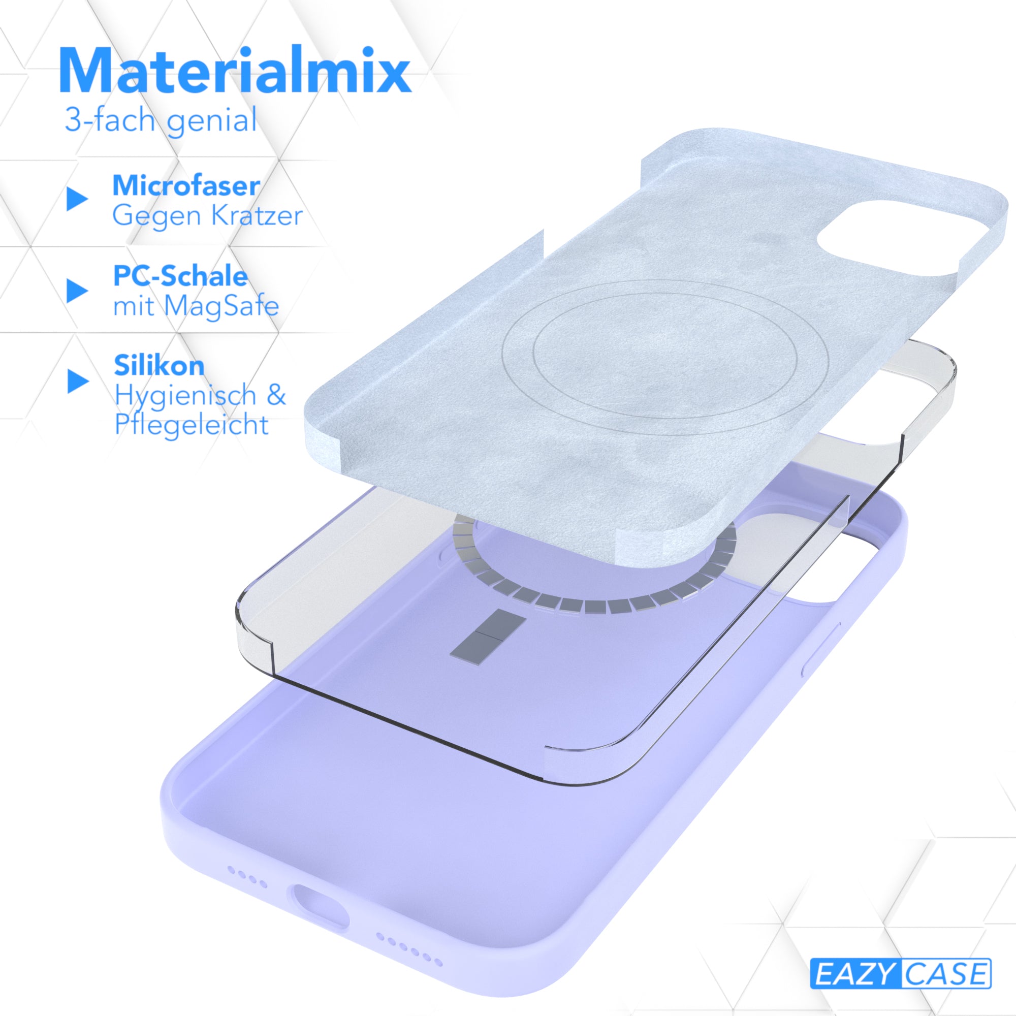 iPhone 14 Plus premium Silikonhülle mit MagSafe
