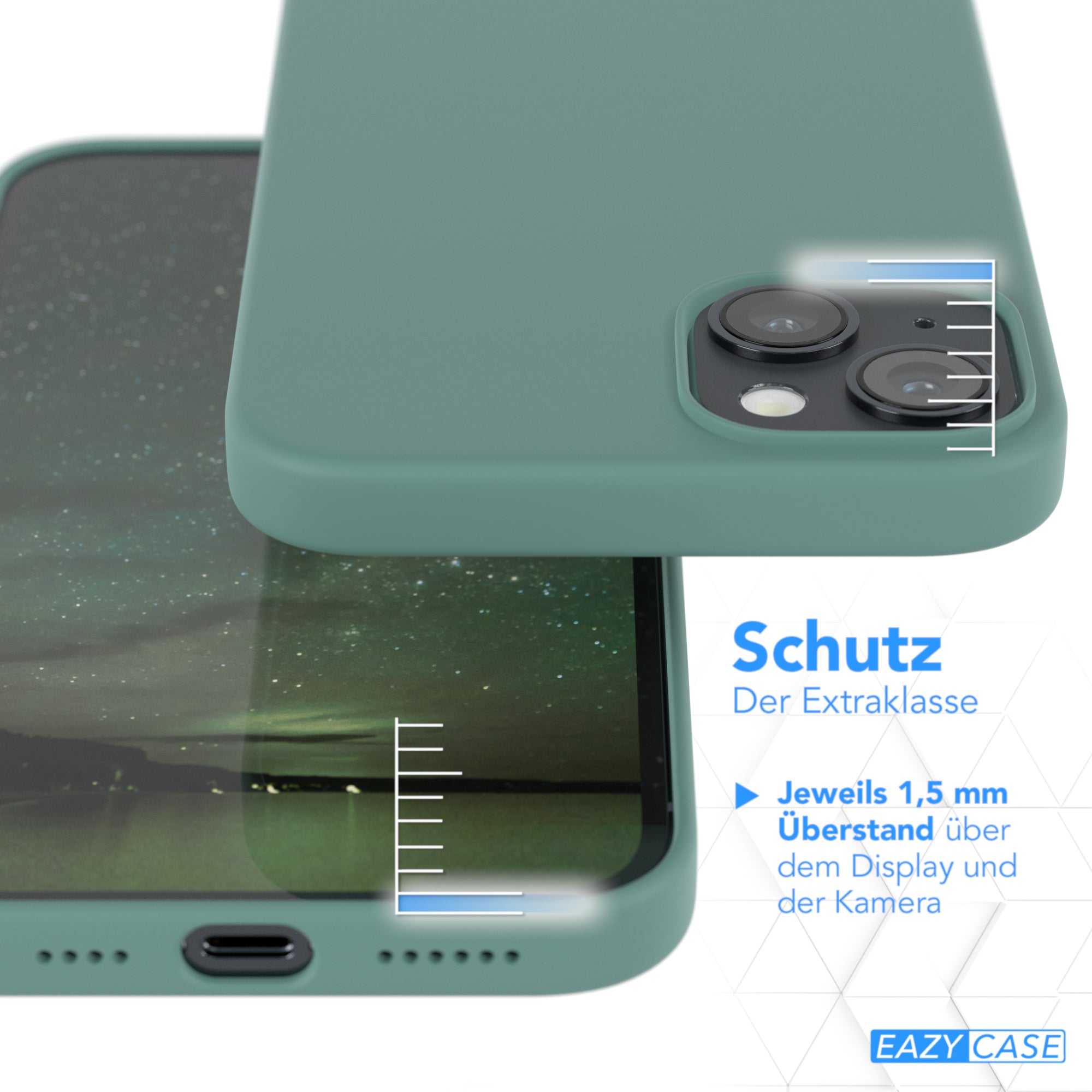 iPhone 14 Plus premium Silikonhülle mit MagSafe