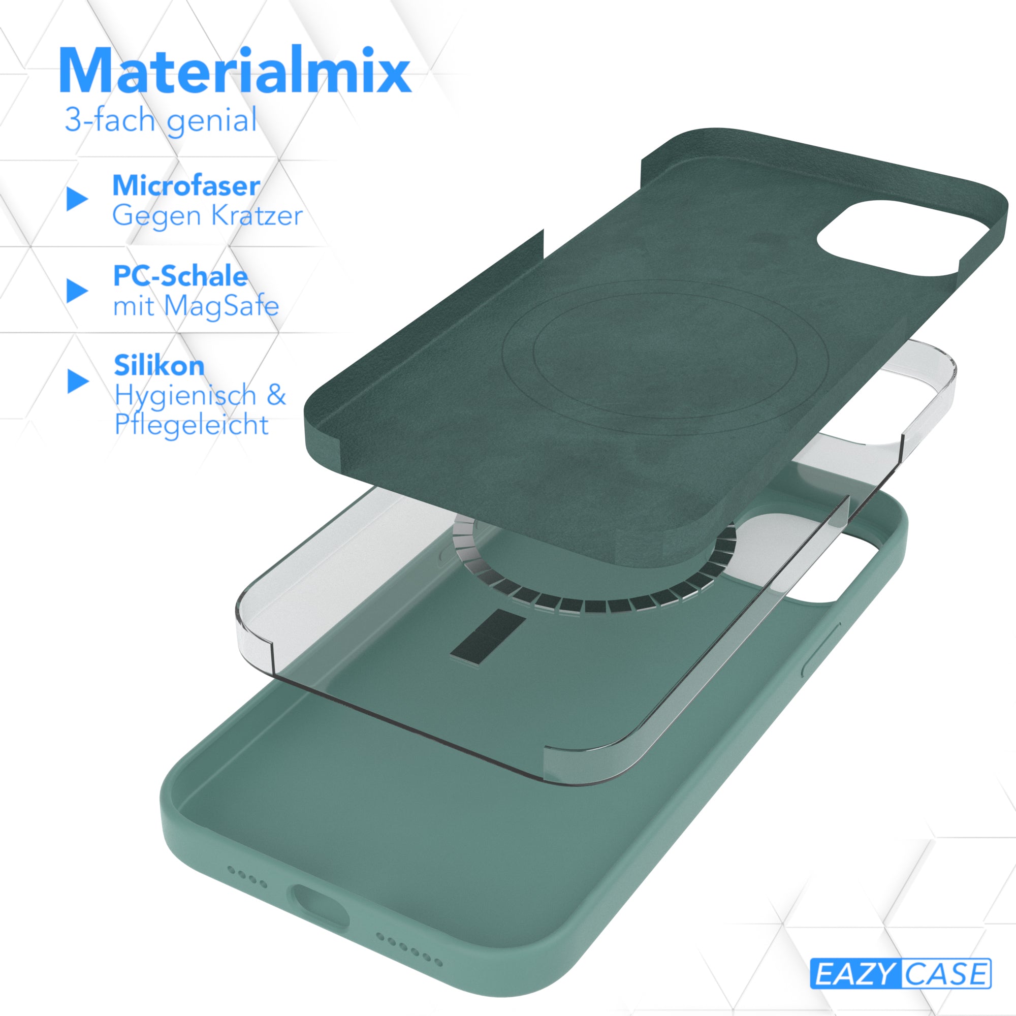 iPhone 14 Plus premium Silikonhülle mit MagSafe