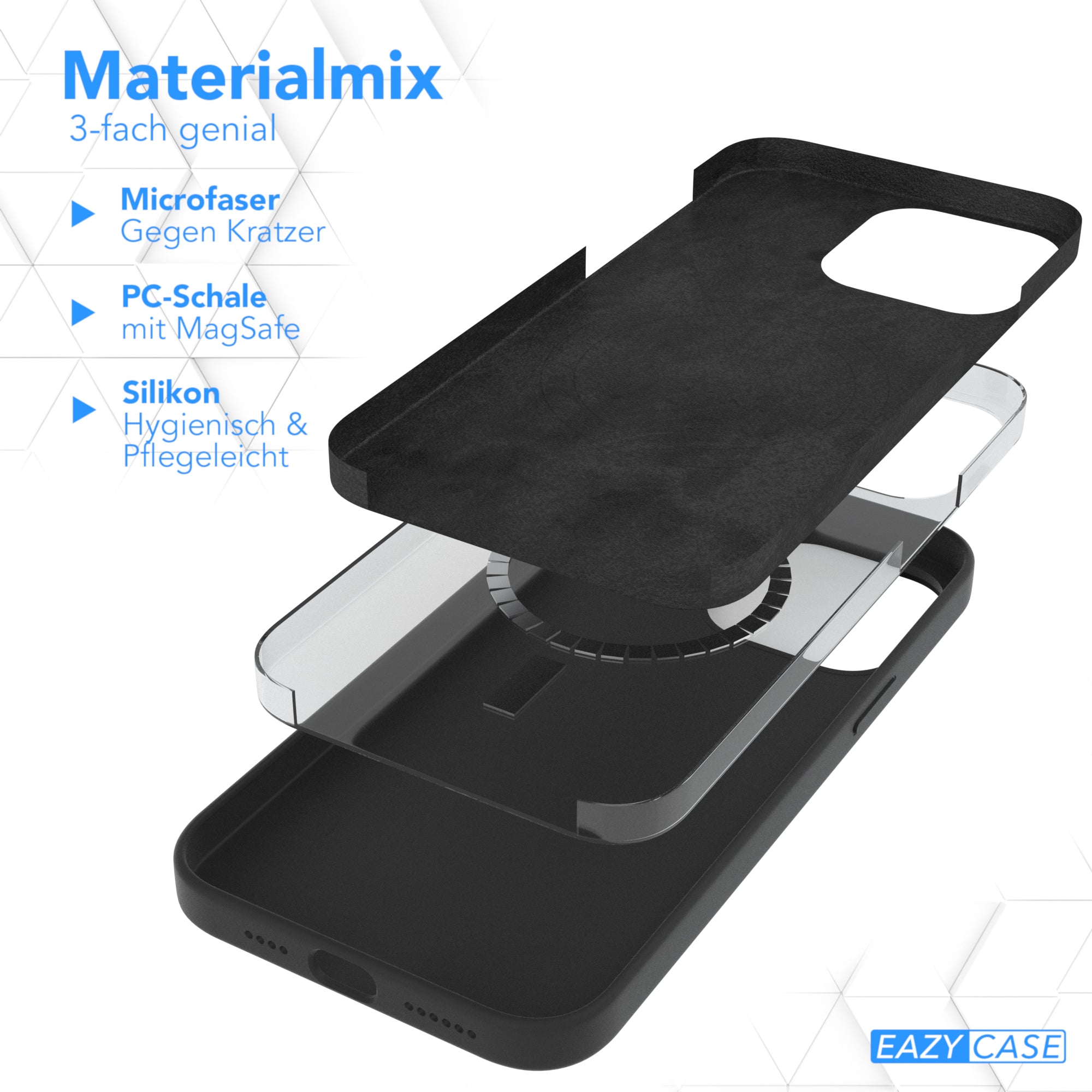 iPhone 14 Pro Max premium Silikonhülle mit MagSafe