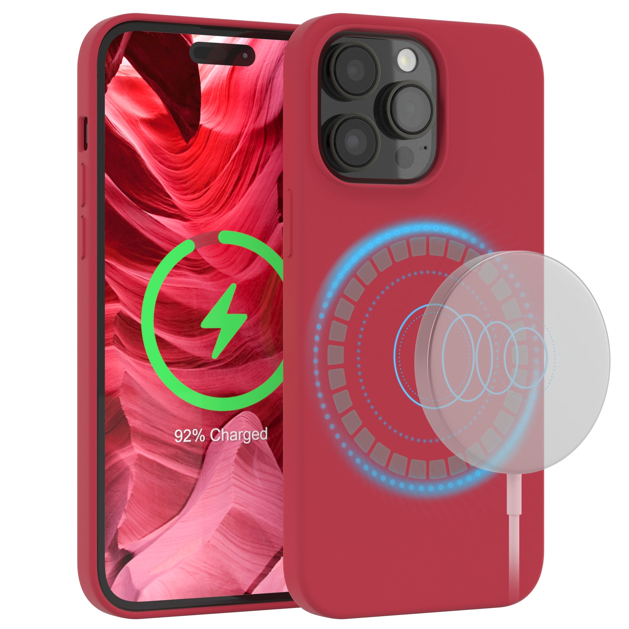 iPhone 14 Pro Max premium Silikonhülle mit MagSafe