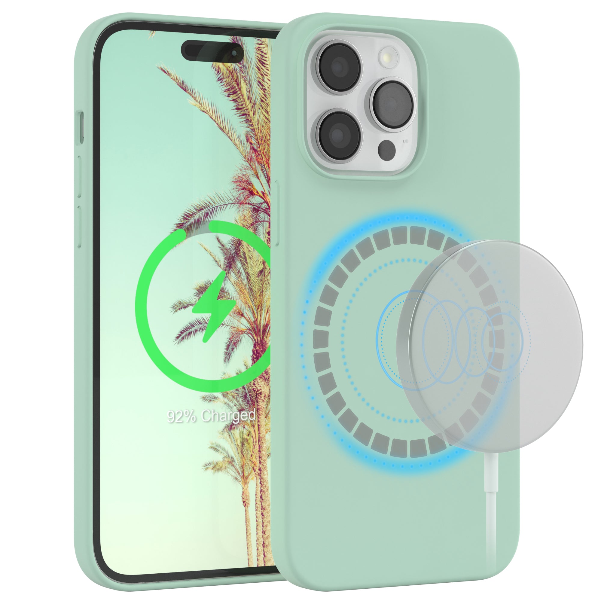 iPhone 14 Pro Max premium Silikonhülle mit MagSafe