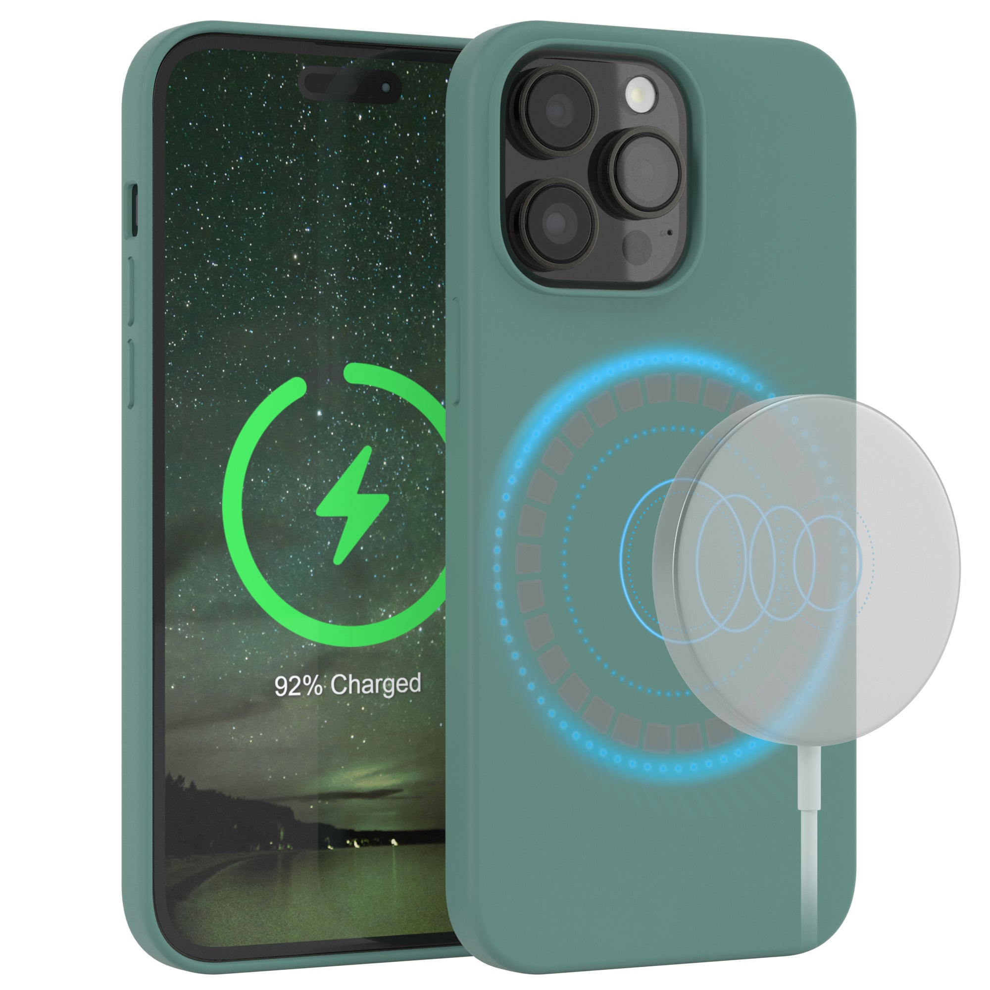 iPhone 14 Pro Max premium Silikonhülle mit MagSafe