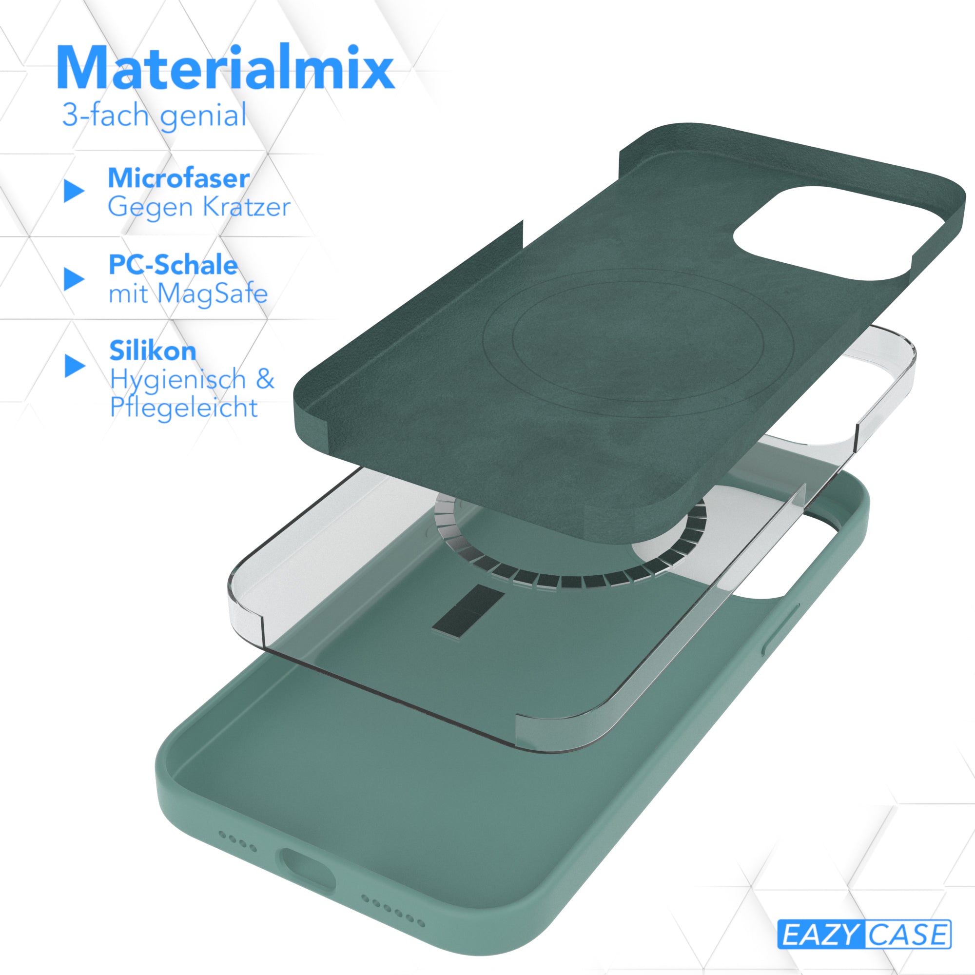 iPhone 14 Pro Max premium Silikonhülle mit MagSafe
