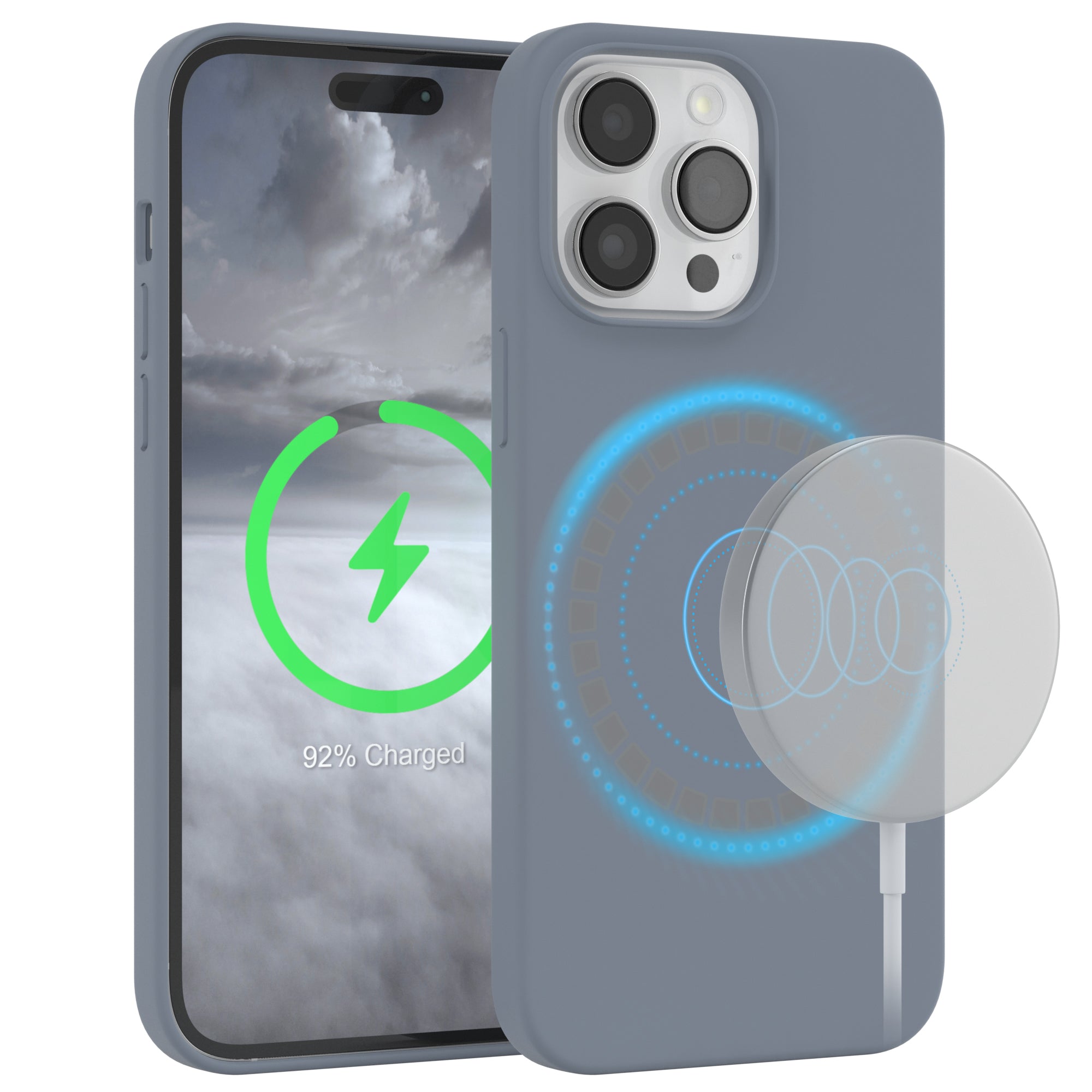 iPhone 14 Pro Max premium Silikonhülle mit MagSafe