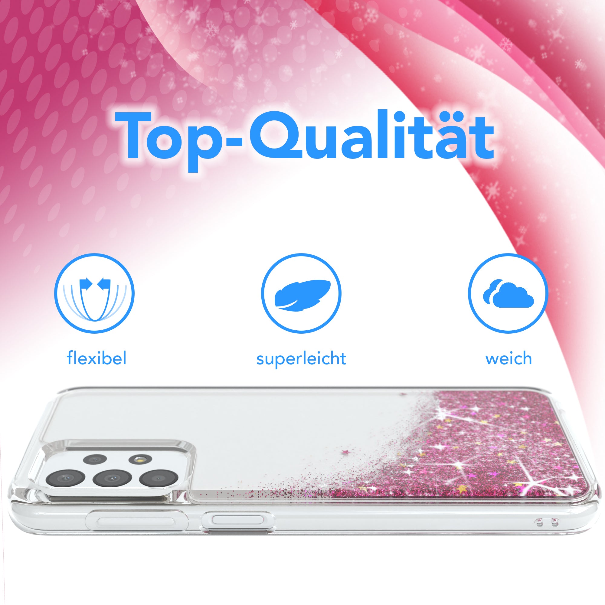 Galaxy A23 5G Glitzerhülle