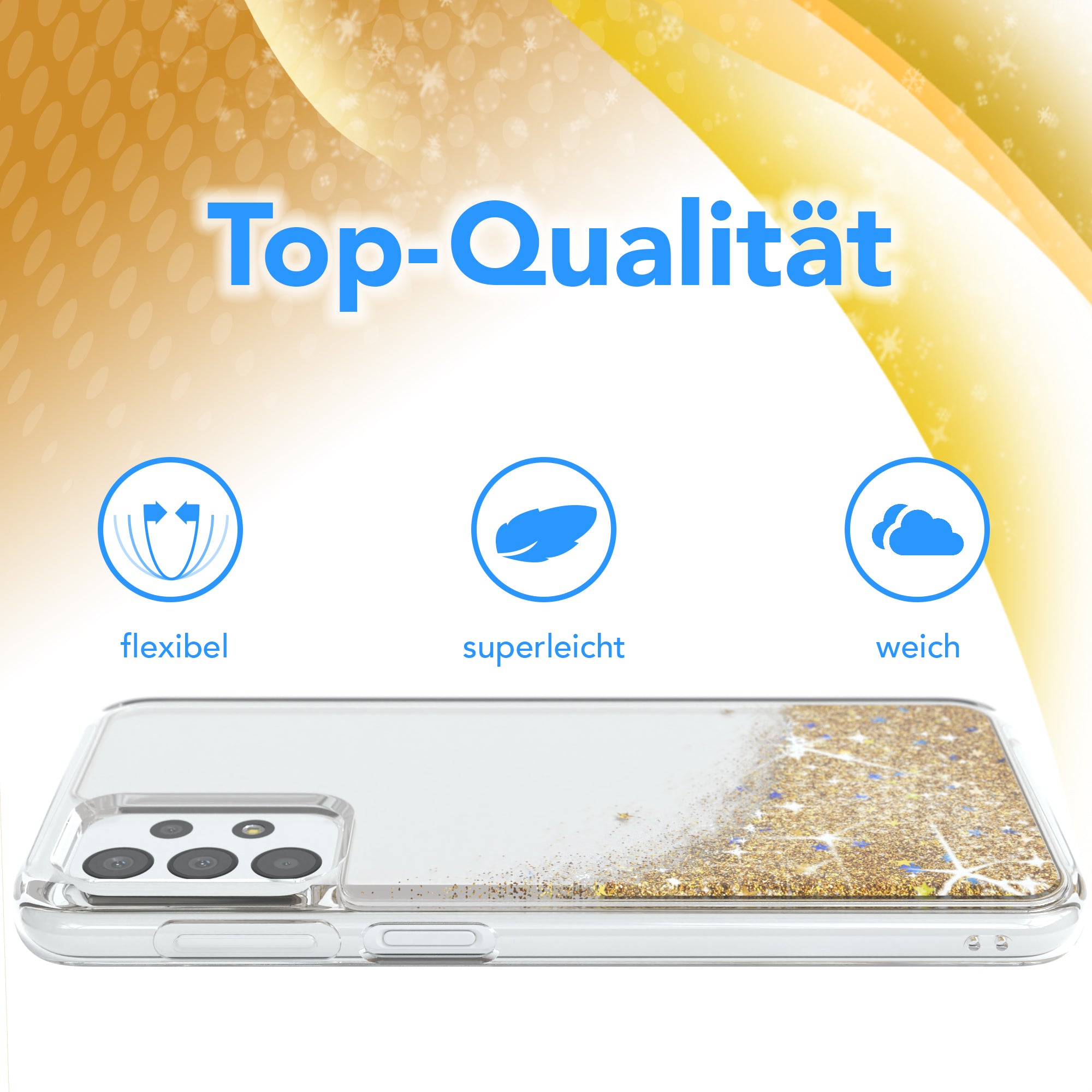 Galaxy A23 5G Glitzerhülle