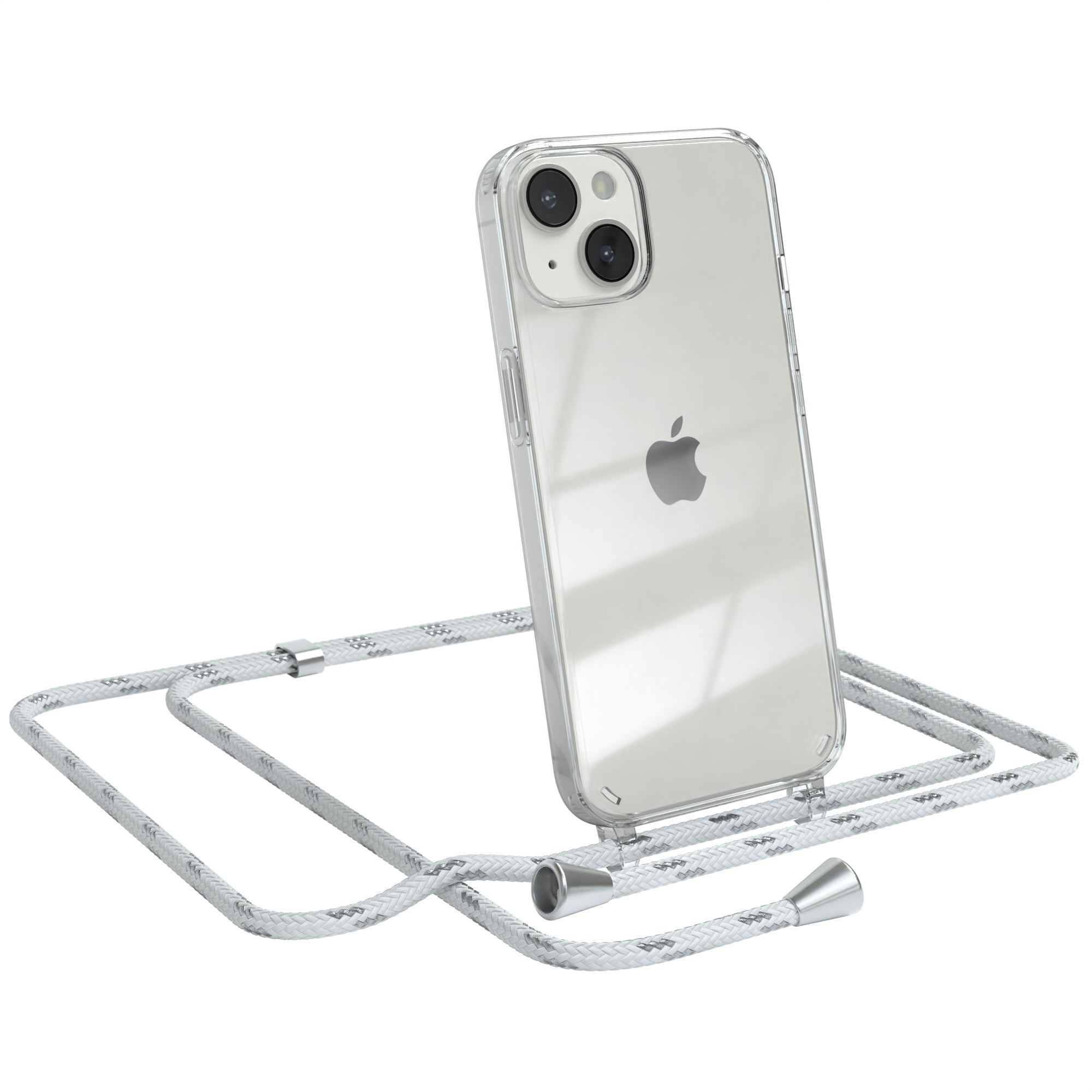 iPhone 14 transparente Hülle + Kordel