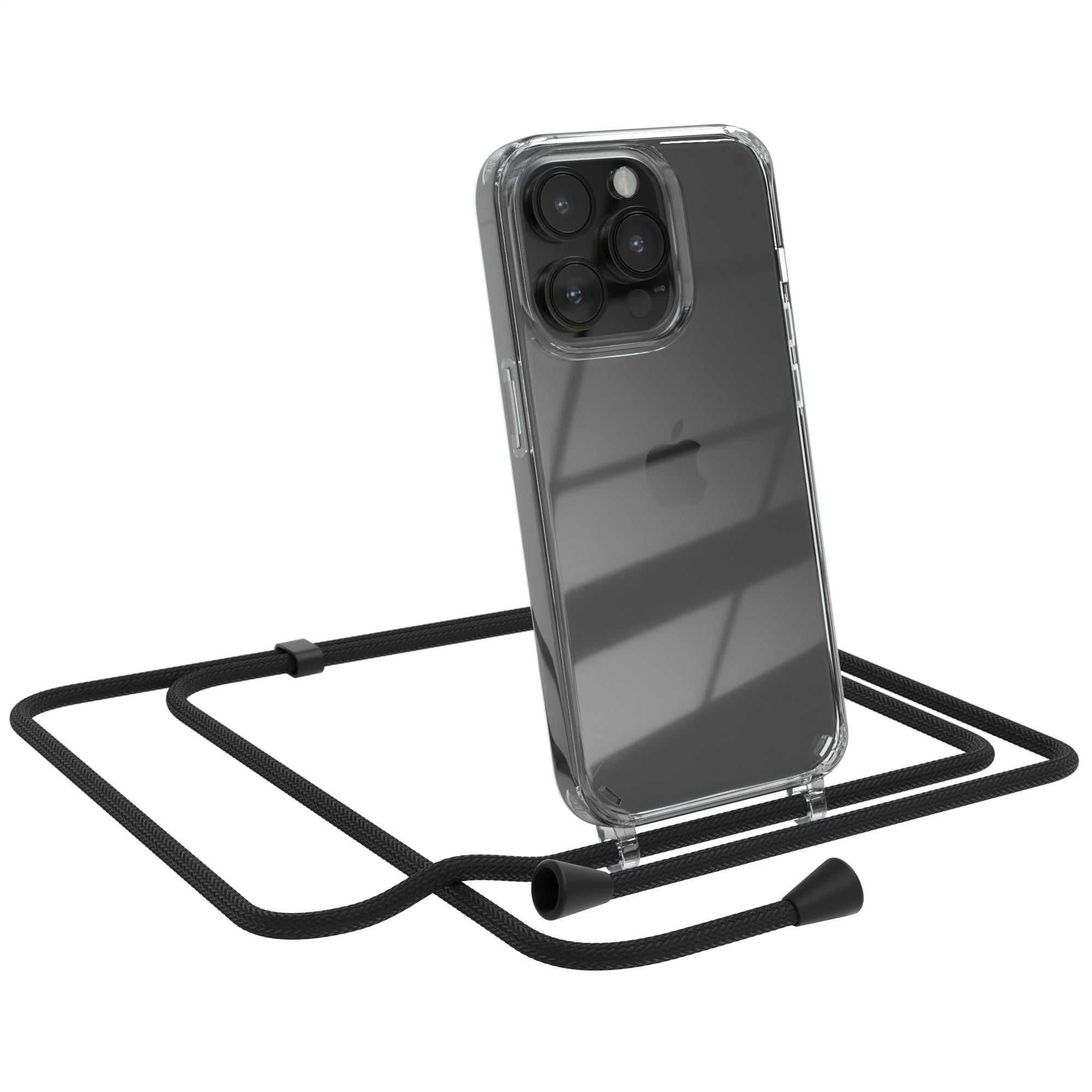 iPhone 14 Pro transparente Hülle + Kordel