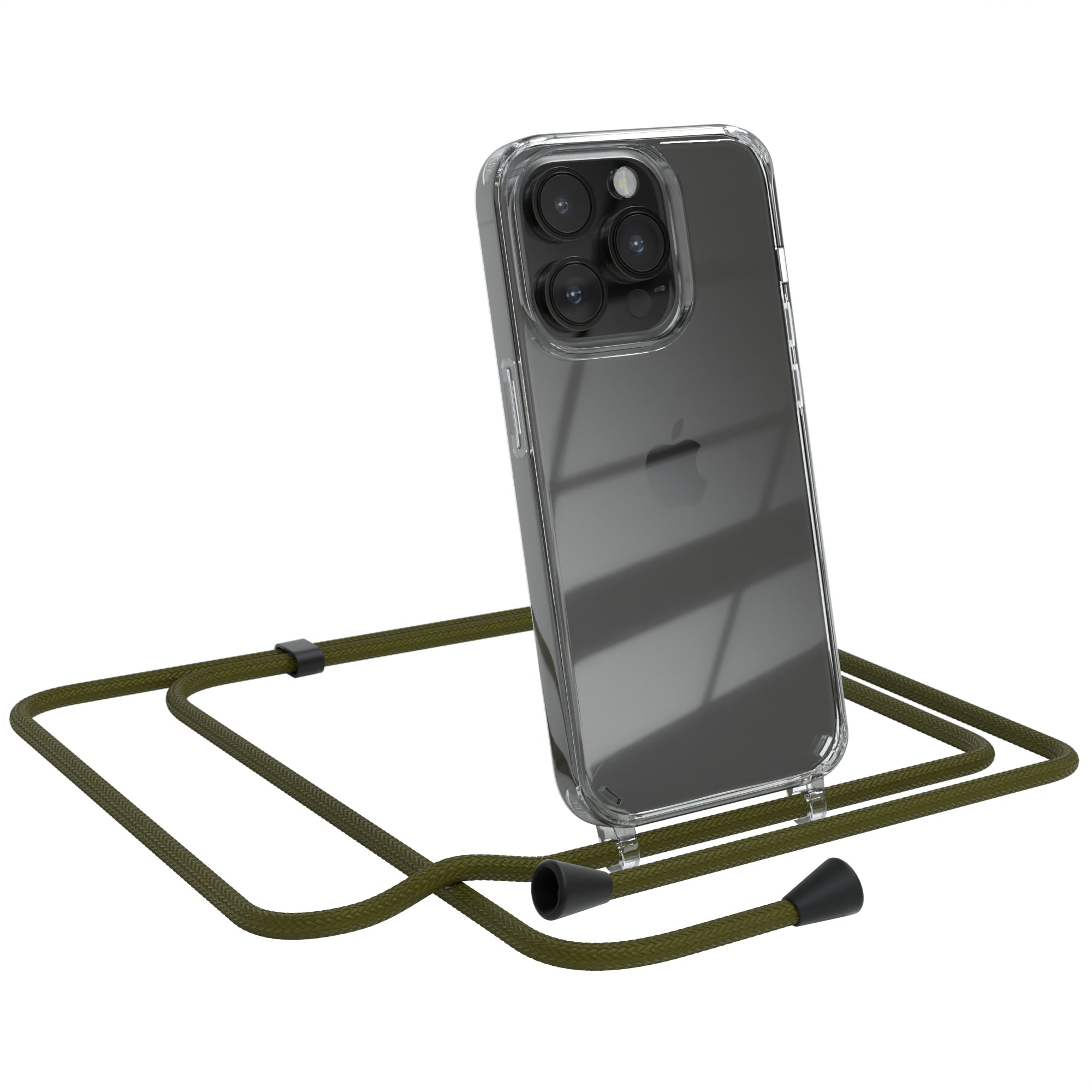 iPhone 14 Pro transparente Hülle + Kordel