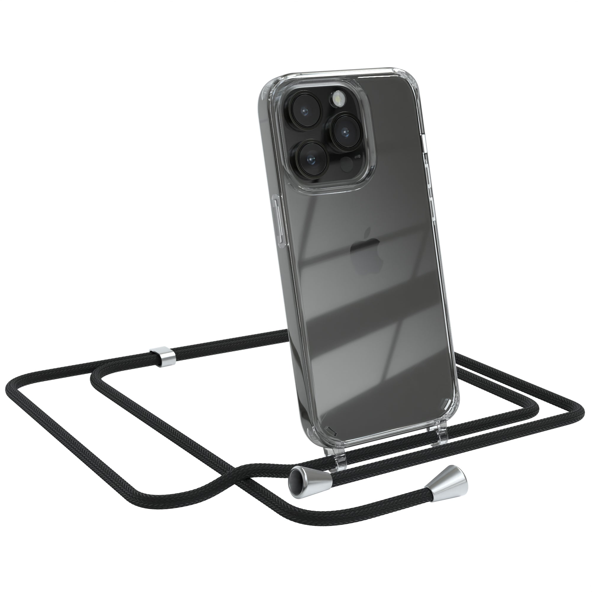 iPhone 14 Pro transparente Hülle + Kordel