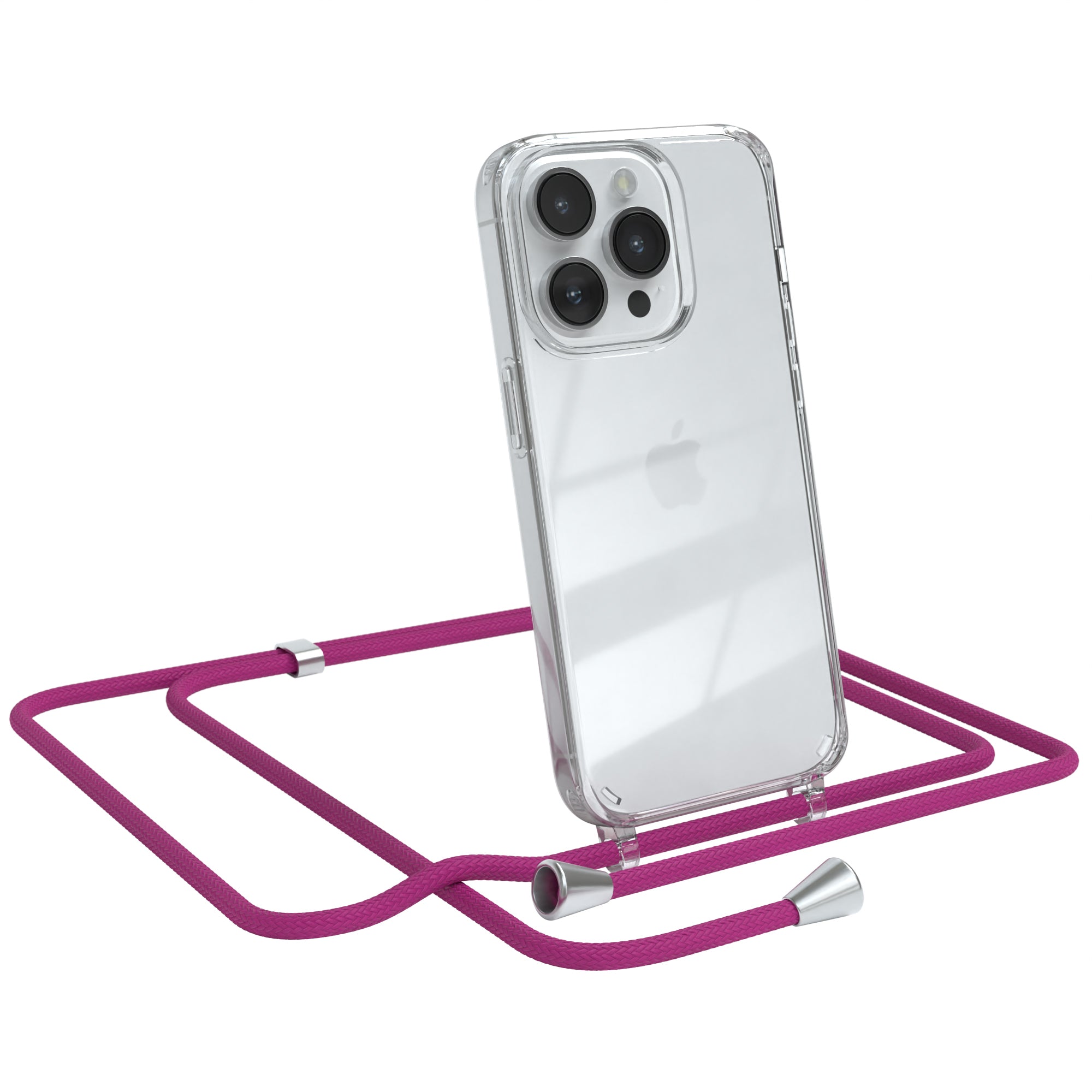 iPhone 14 Pro transparente Hülle + Kordel
