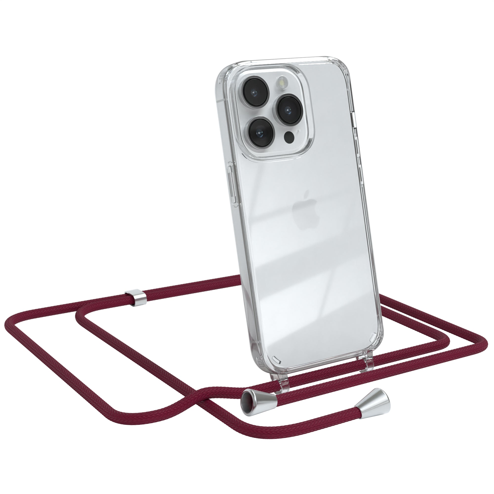 iPhone 14 Pro transparente Hülle + Kordel