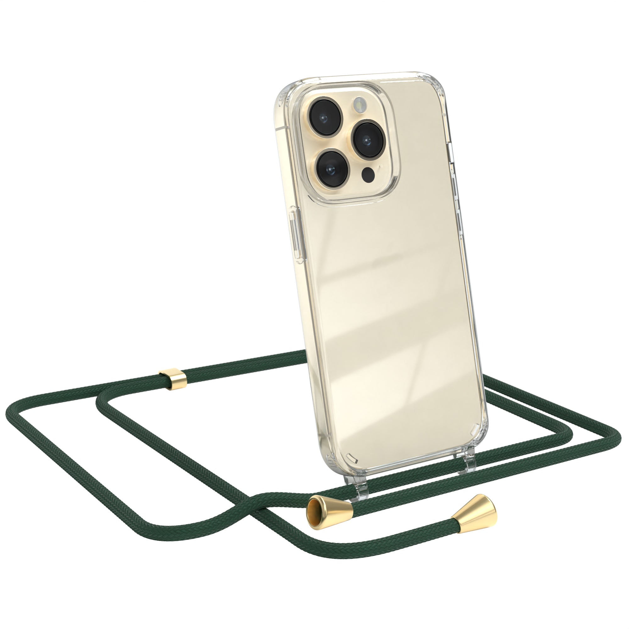iPhone 14 Pro transparente Hülle + Kordel
