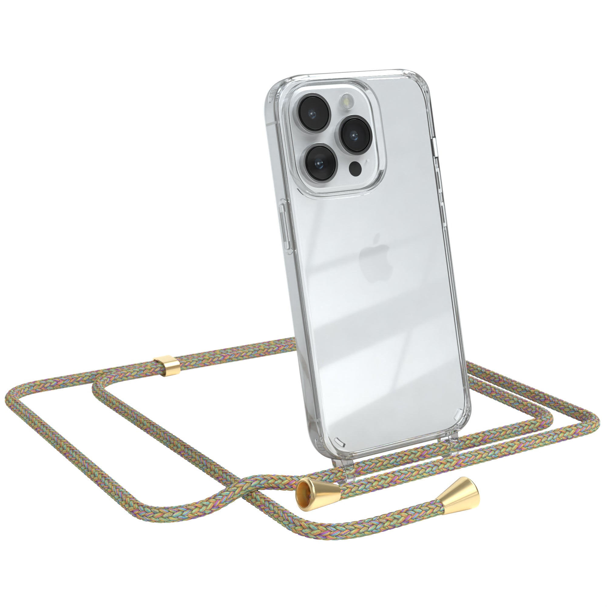 iPhone 14 Pro transparente Hülle + Kordel