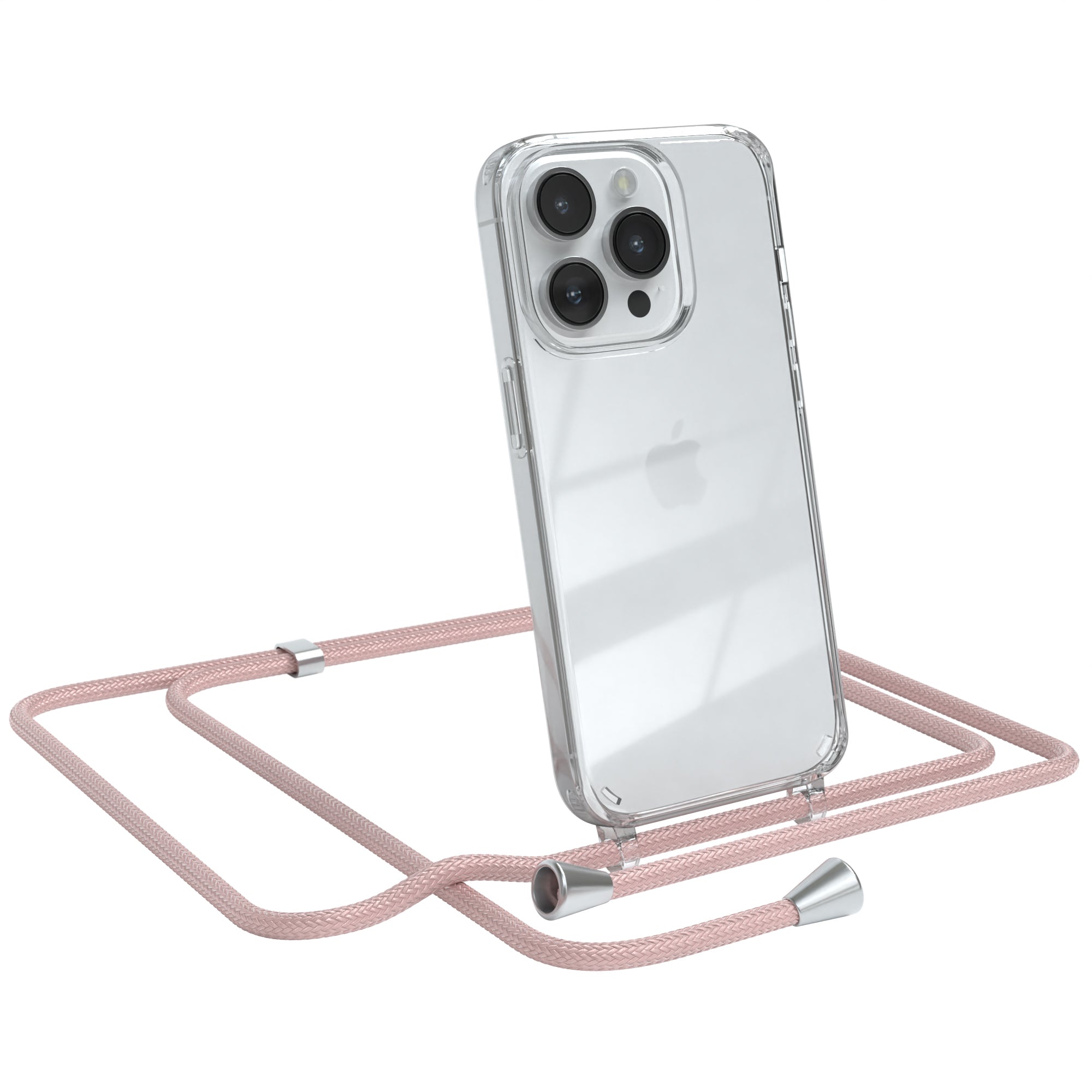 iPhone 14 Pro transparente Hülle + Kordel