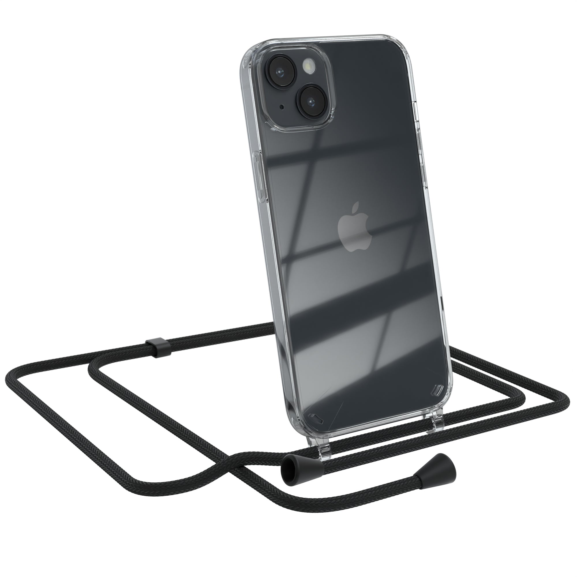 iPhone 14 Plus transparente Hülle + Kordel