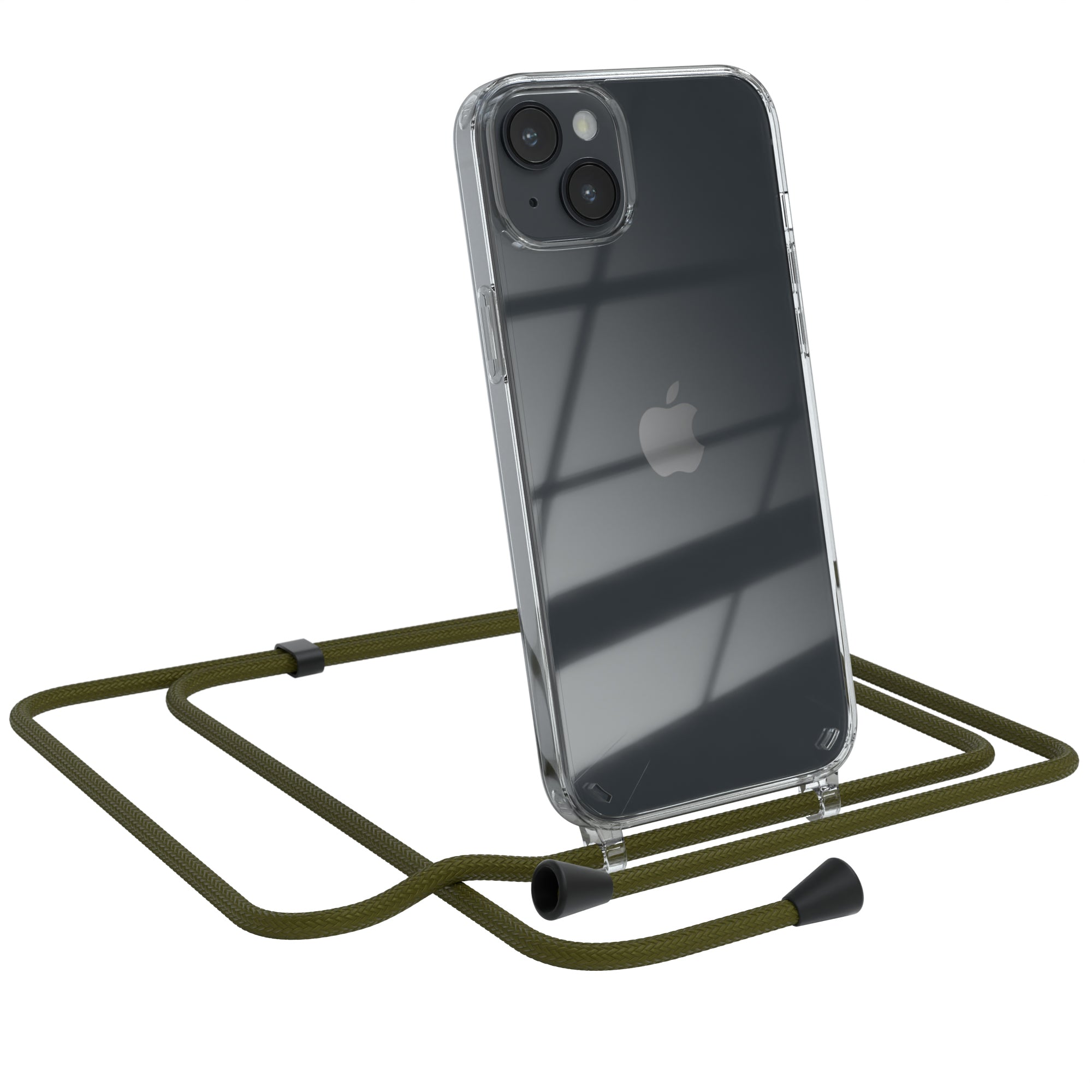 iPhone 14 Plus transparente Hülle + Kordel