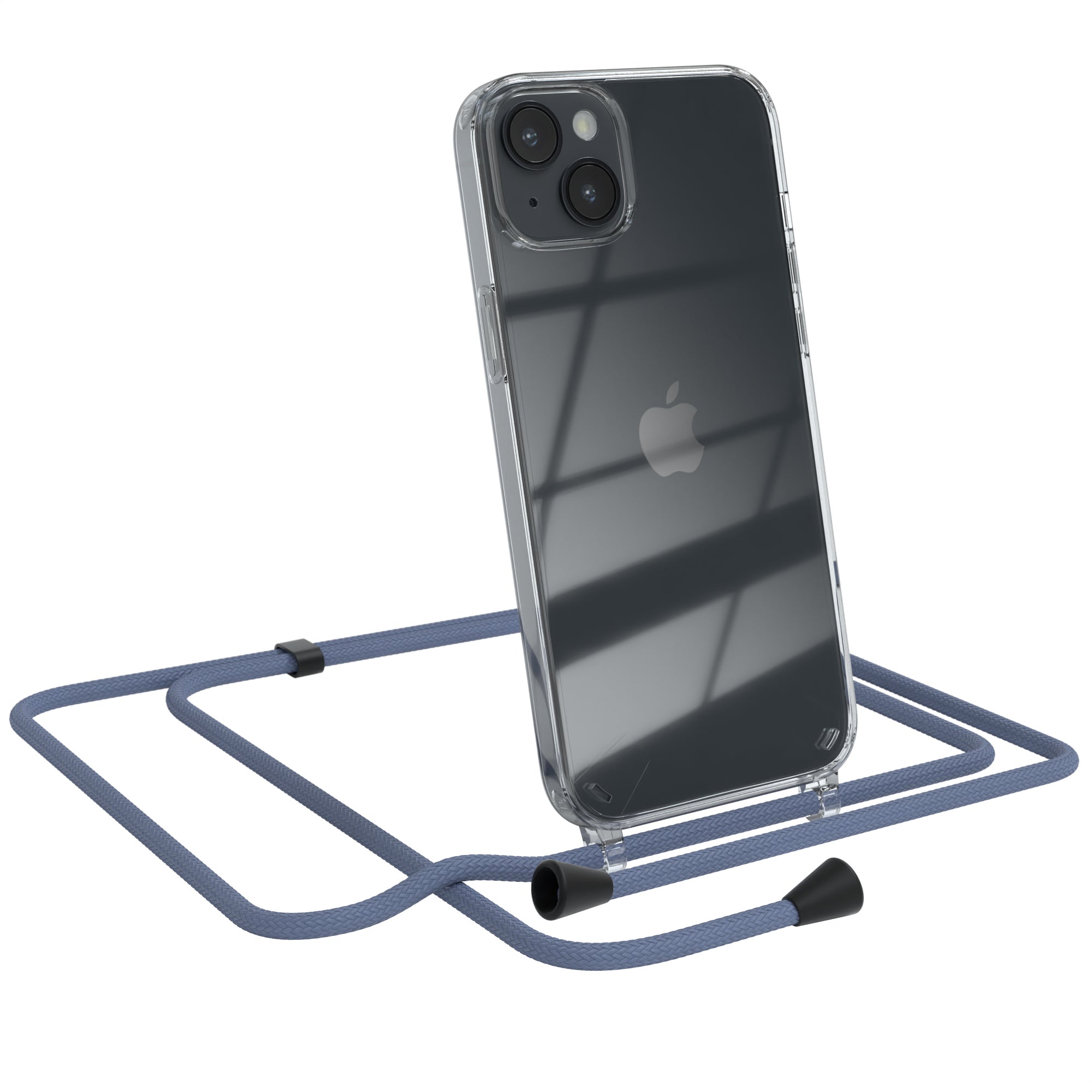 iPhone 14 Plus transparente Hülle + Kordel