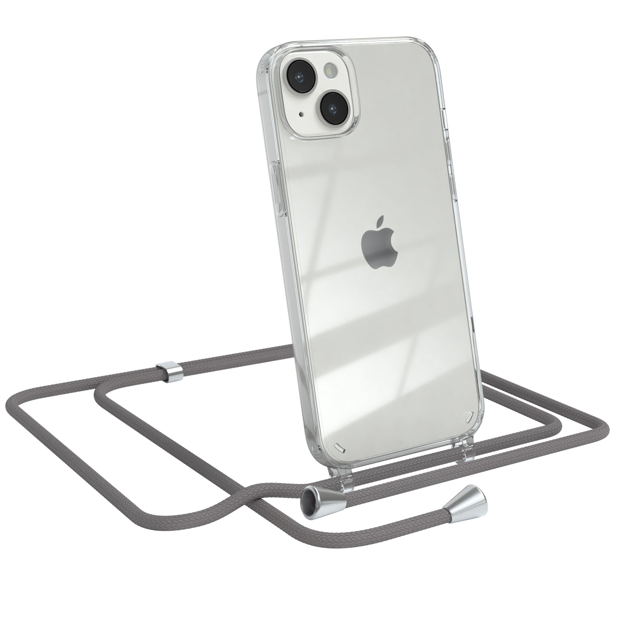 iPhone 14 Plus transparente Hülle + Kordel