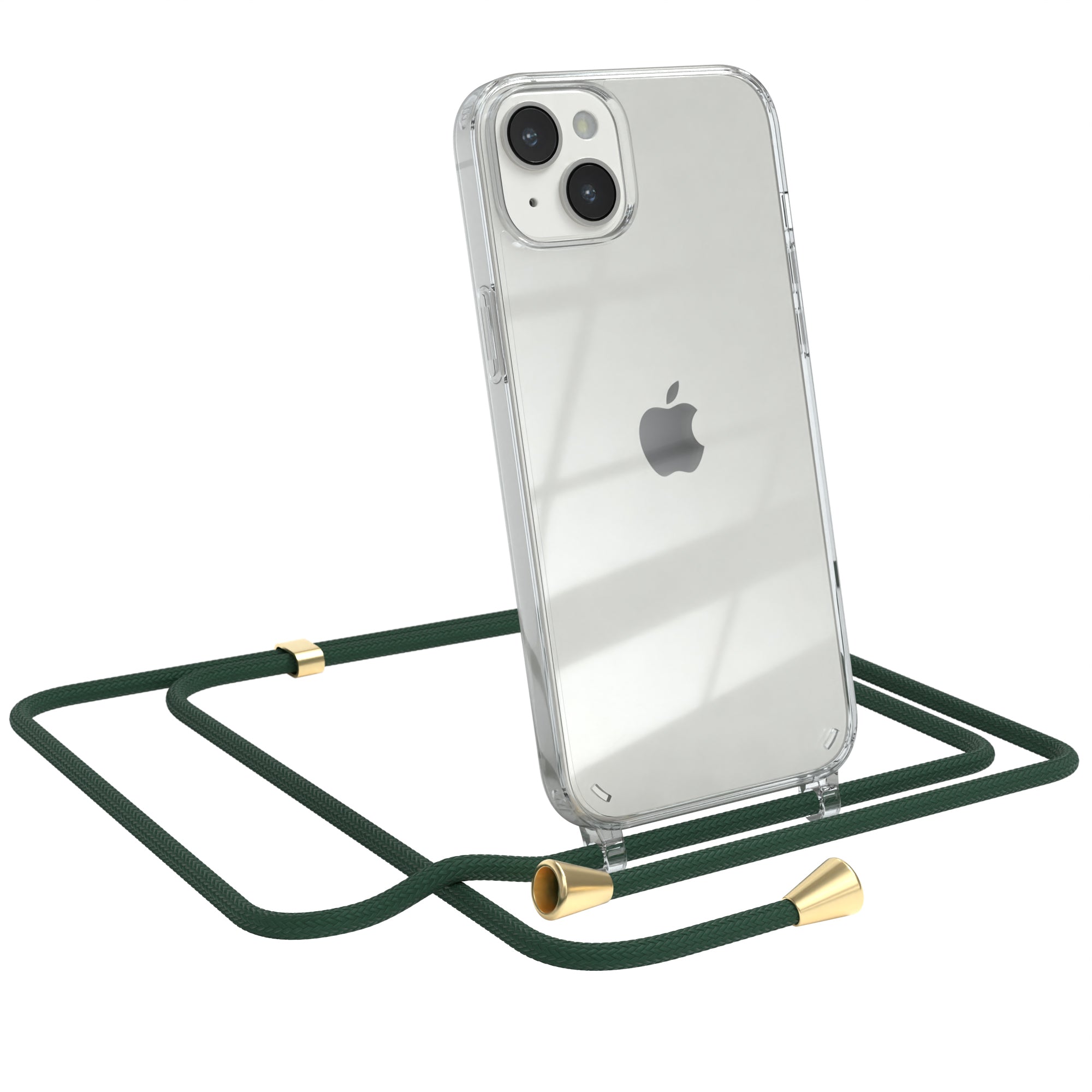 iPhone 14 Plus transparente Hülle + Kordel
