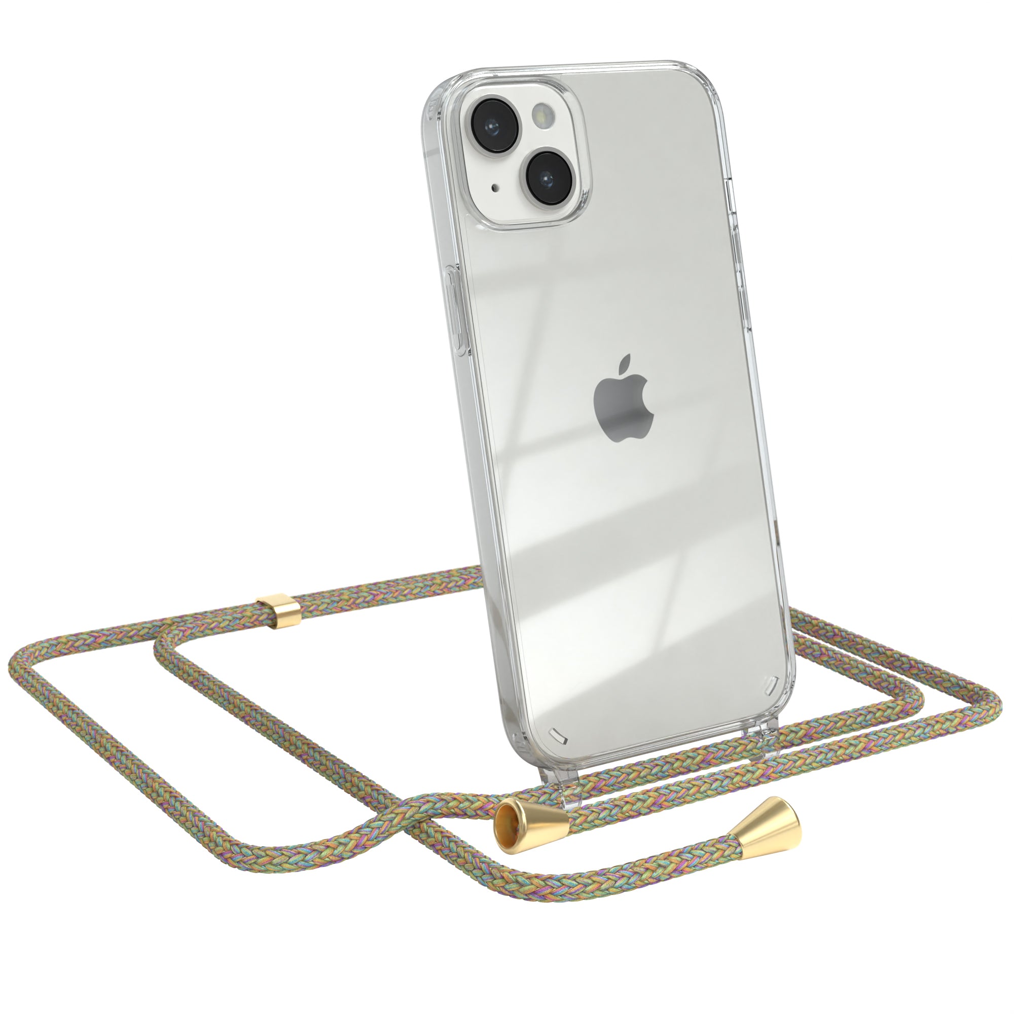 iPhone 14 Plus transparente Hülle + Kordel