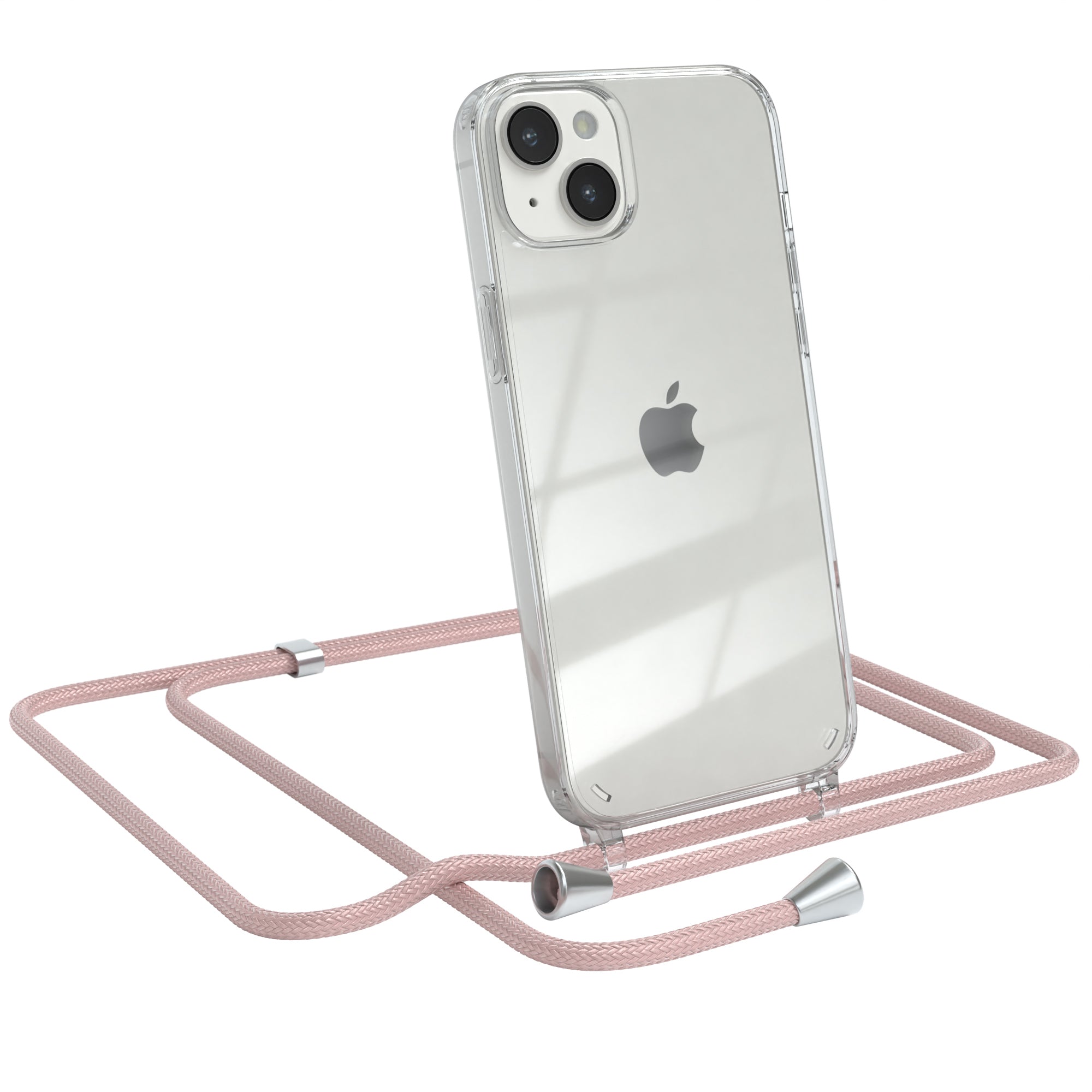iPhone 14 Plus transparente Hülle + Kordel
