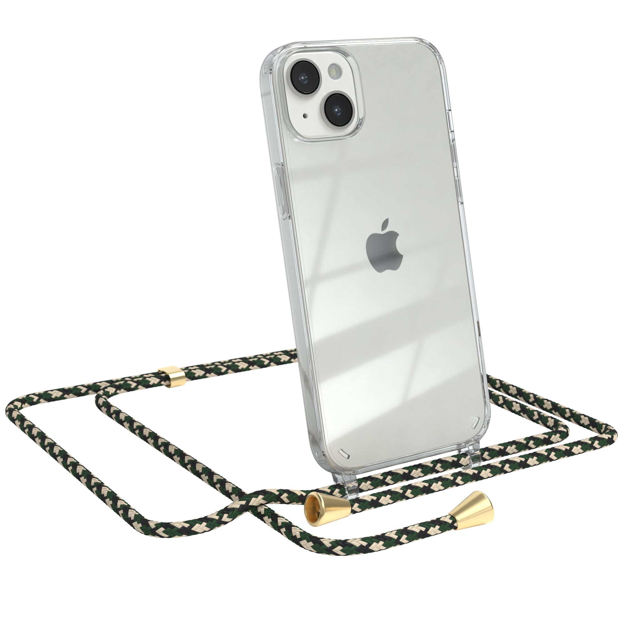 iPhone 14 Plus transparente Hülle + Kordel