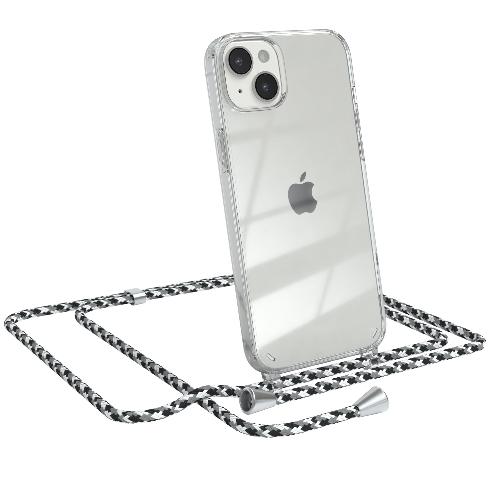 iPhone 14 Plus transparente Hülle + Kordel