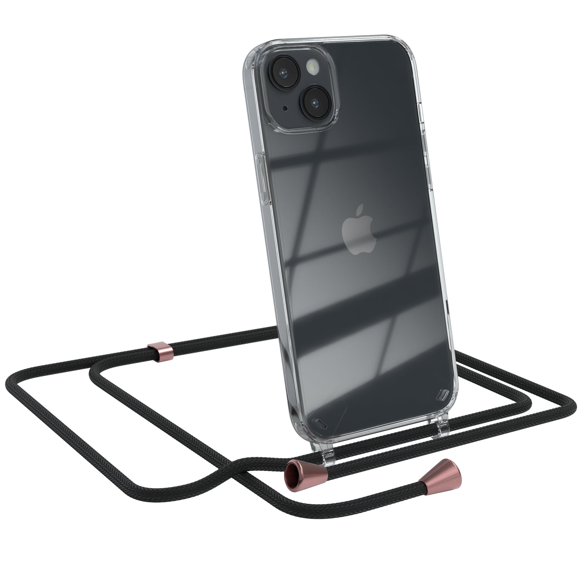 iPhone 14 Plus transparente Hülle + Kordel