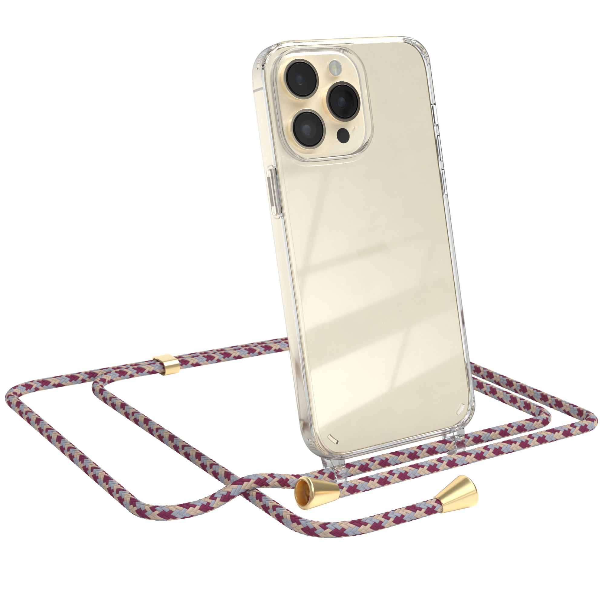 iPhone 14 Pro Max transparente Hülle + Kordel