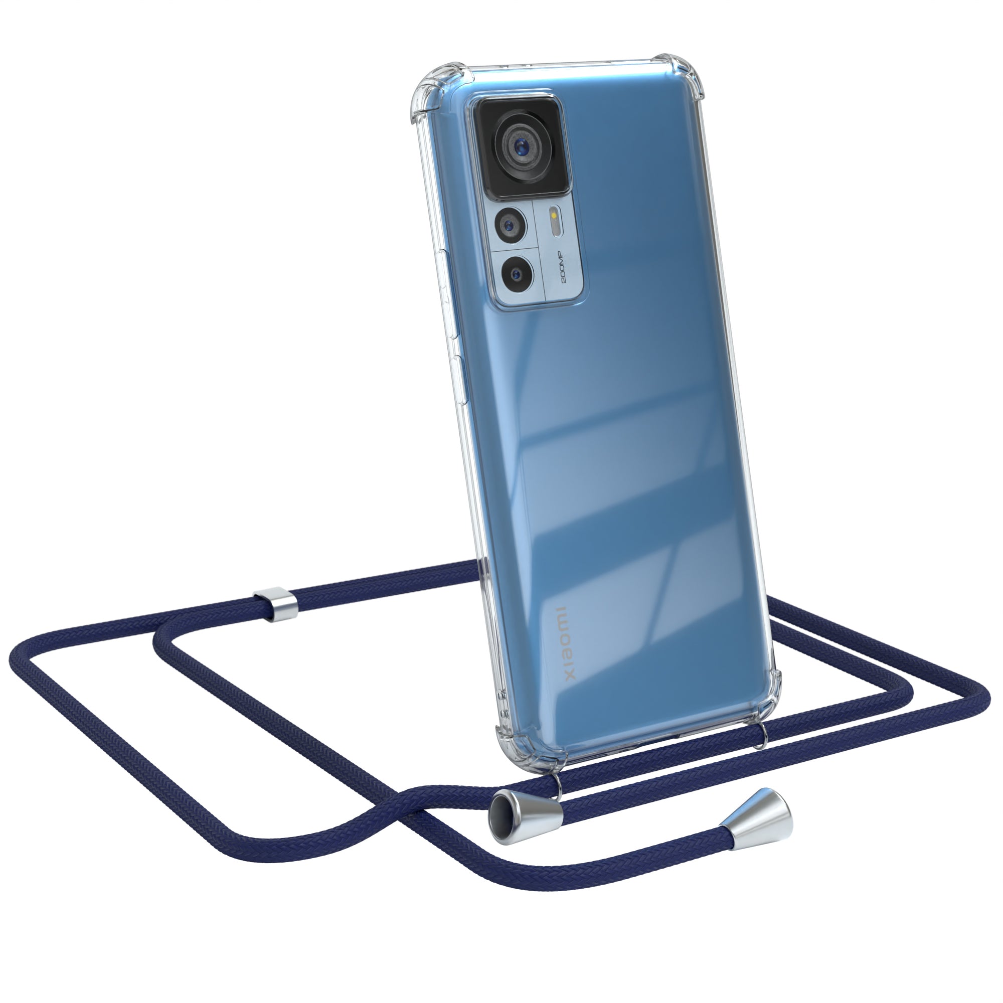 Xiaomi 12T / 12T Pro transparente Hülle + Kordel