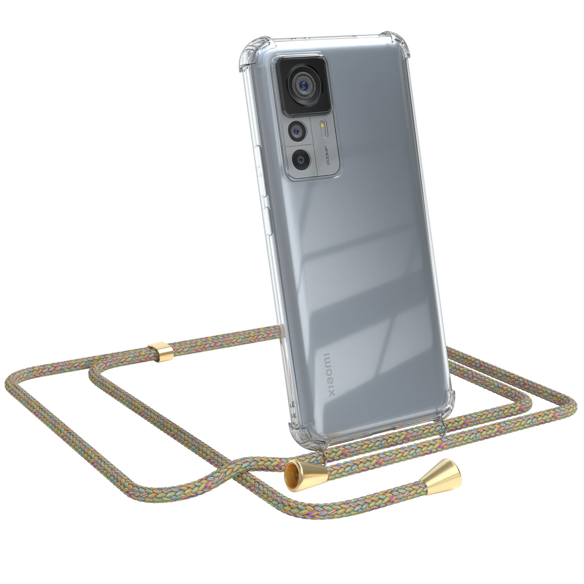 Xiaomi 12T / 12T Pro transparente Hülle + Kordel