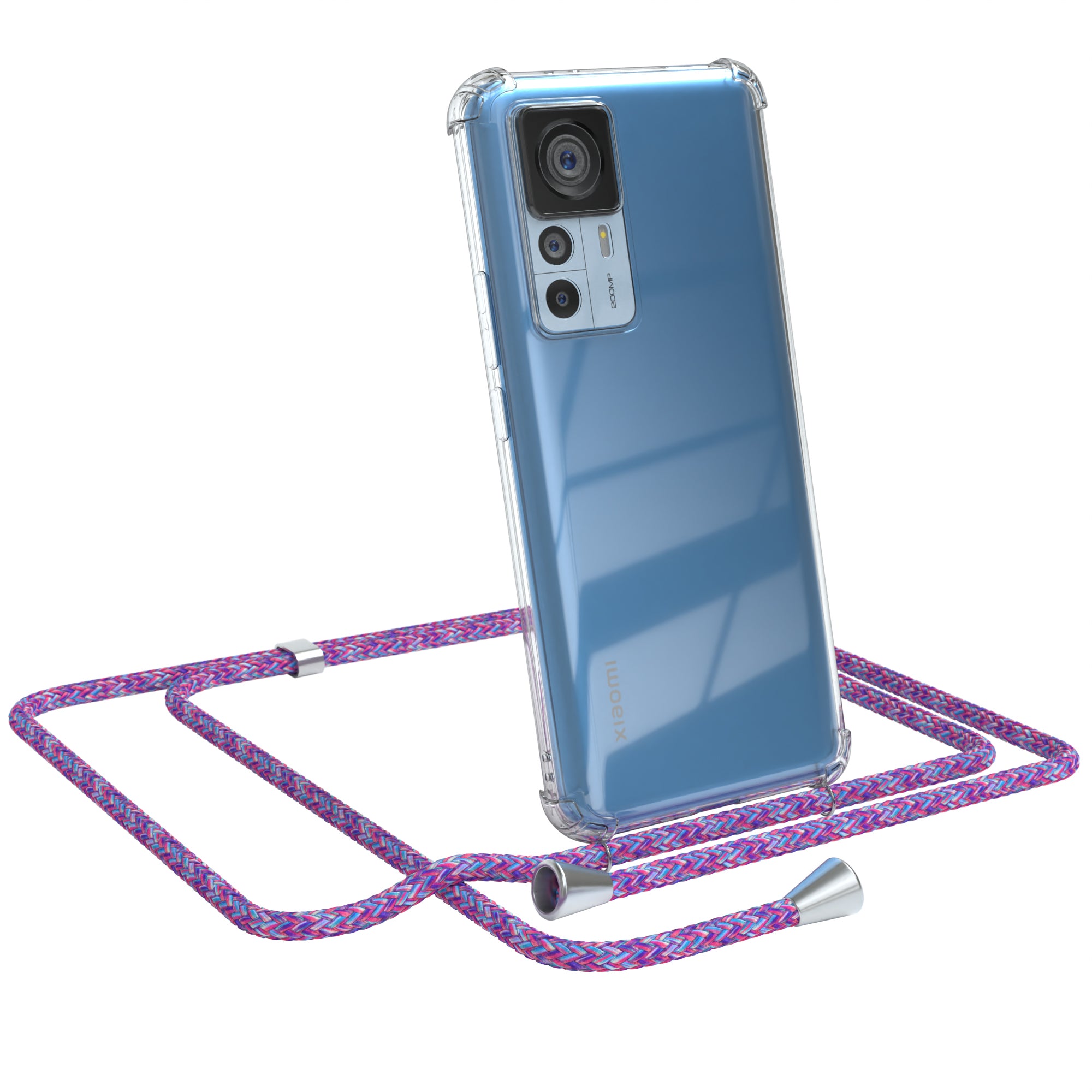 Xiaomi 12T / 12T Pro transparente Hülle + Kordel