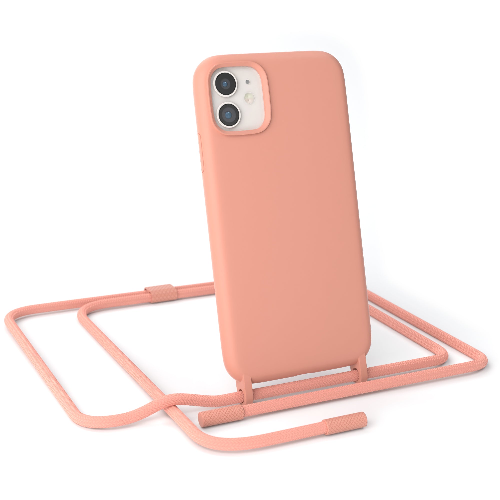 iPhone 11 Silikonhülle + Uni Kordel