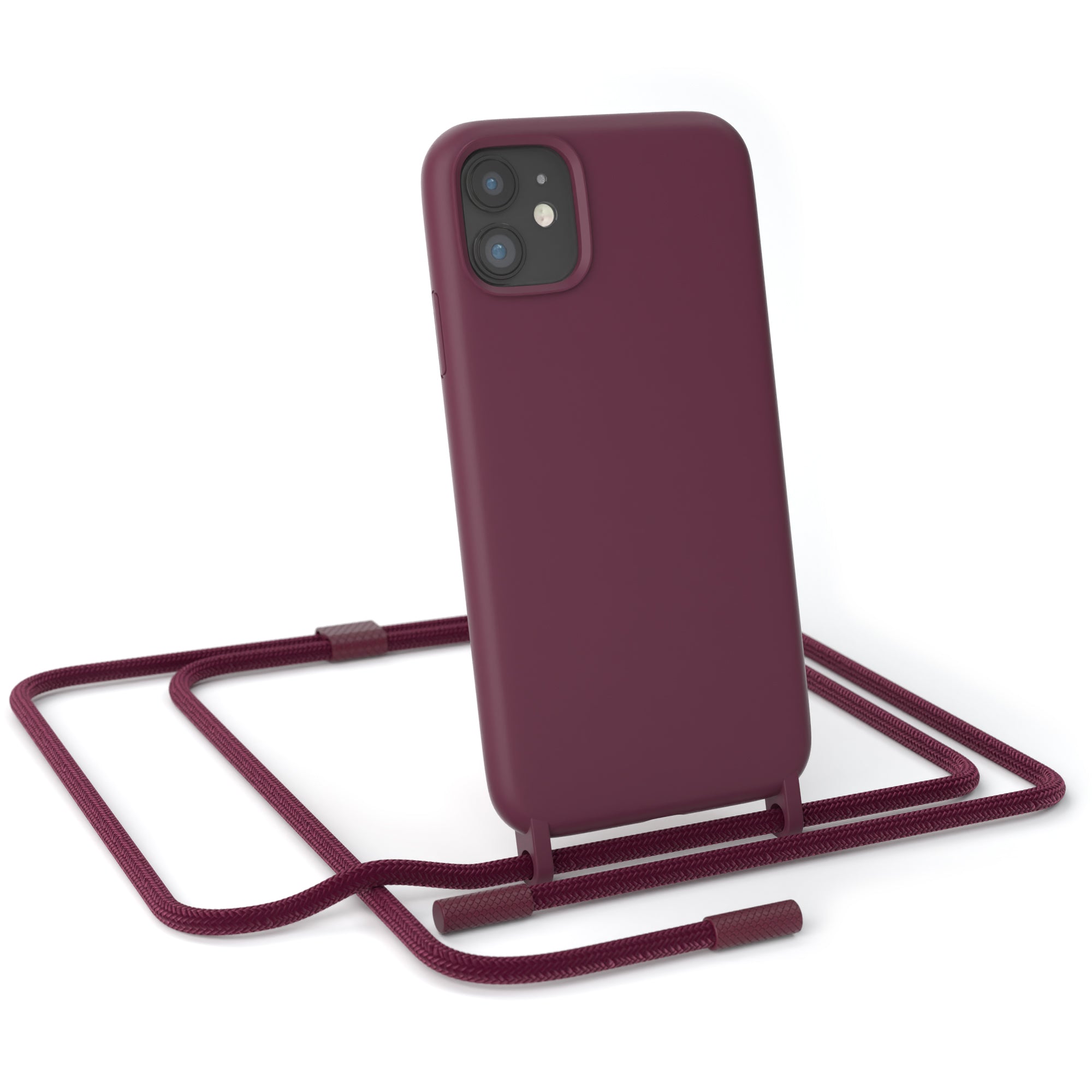 iPhone 11 Silikonhülle + Uni Kordel