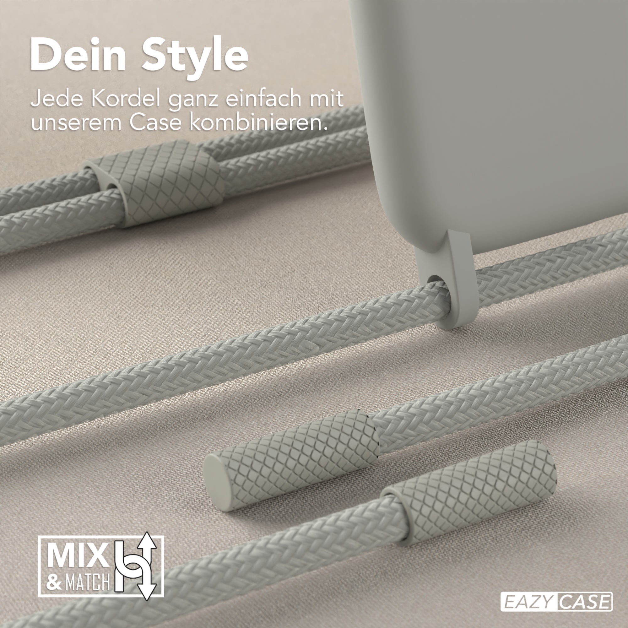 iPhone 11 Silikonhülle + Uni Kordel