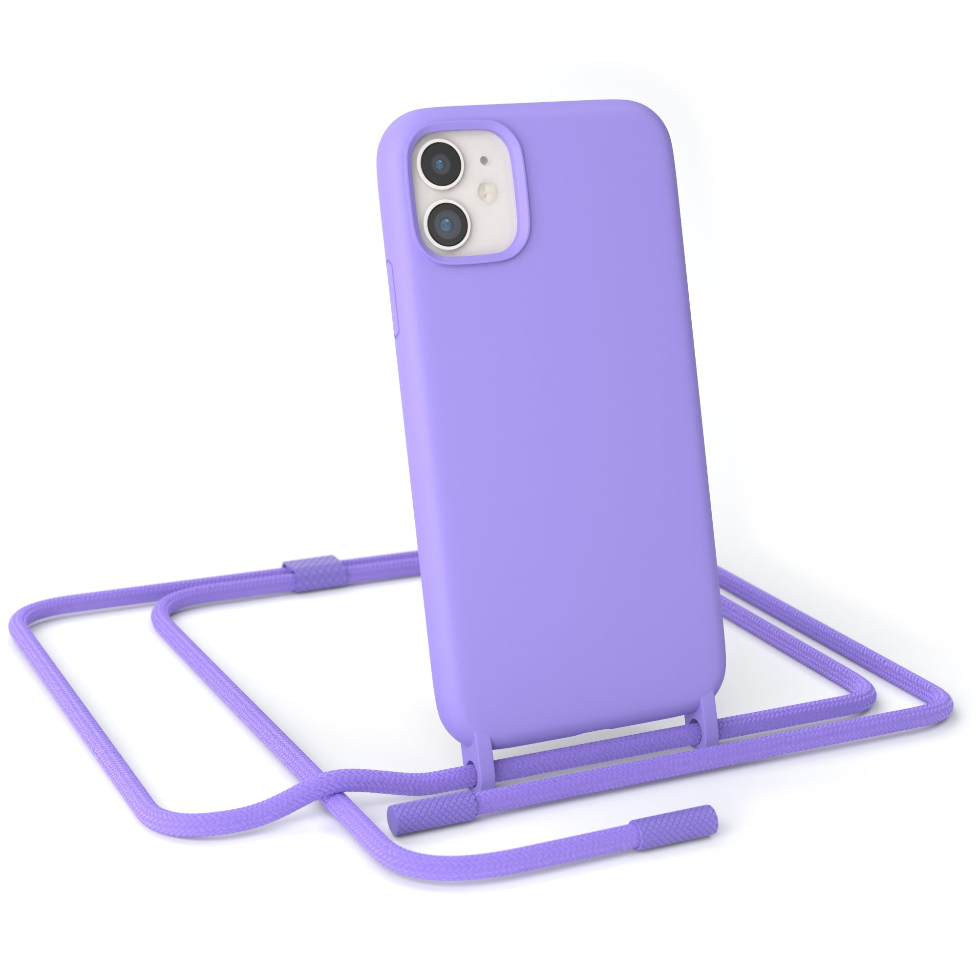 iPhone 11 Silikonhülle + Uni Kordel