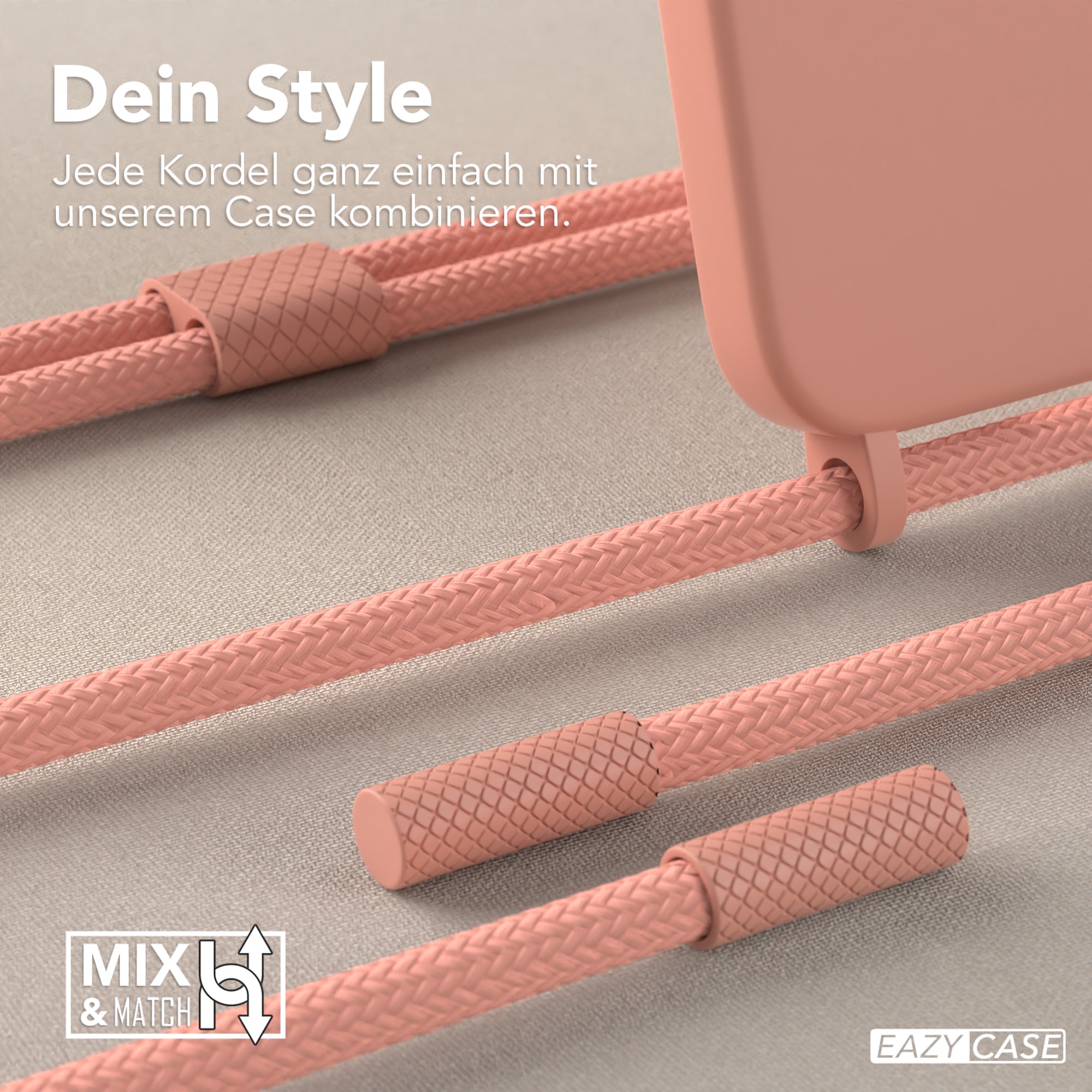 iPhone 12 Mini Silikonhülle + Uni Kordel