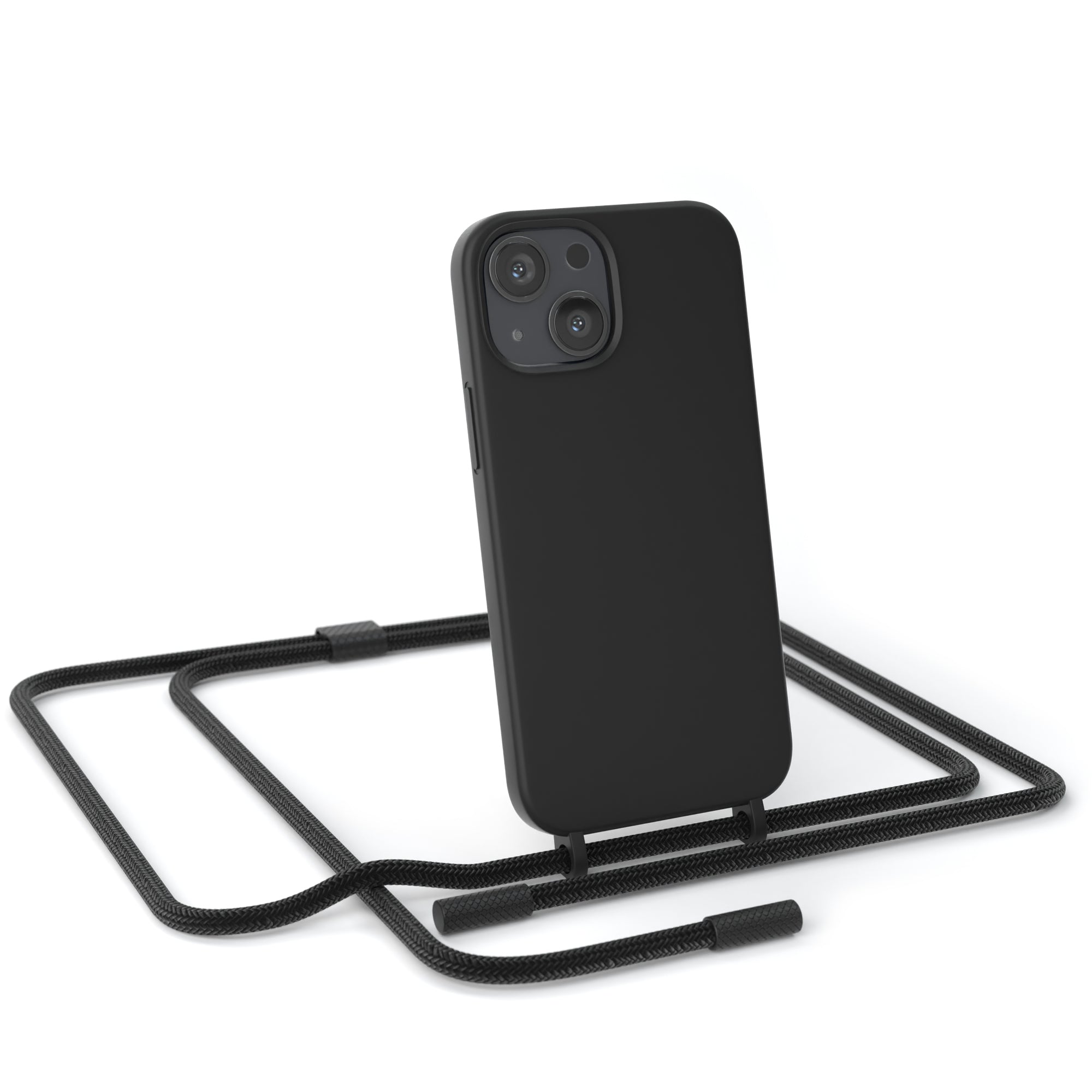 iPhone 13 Mini Silikonhülle + Uni Kordel