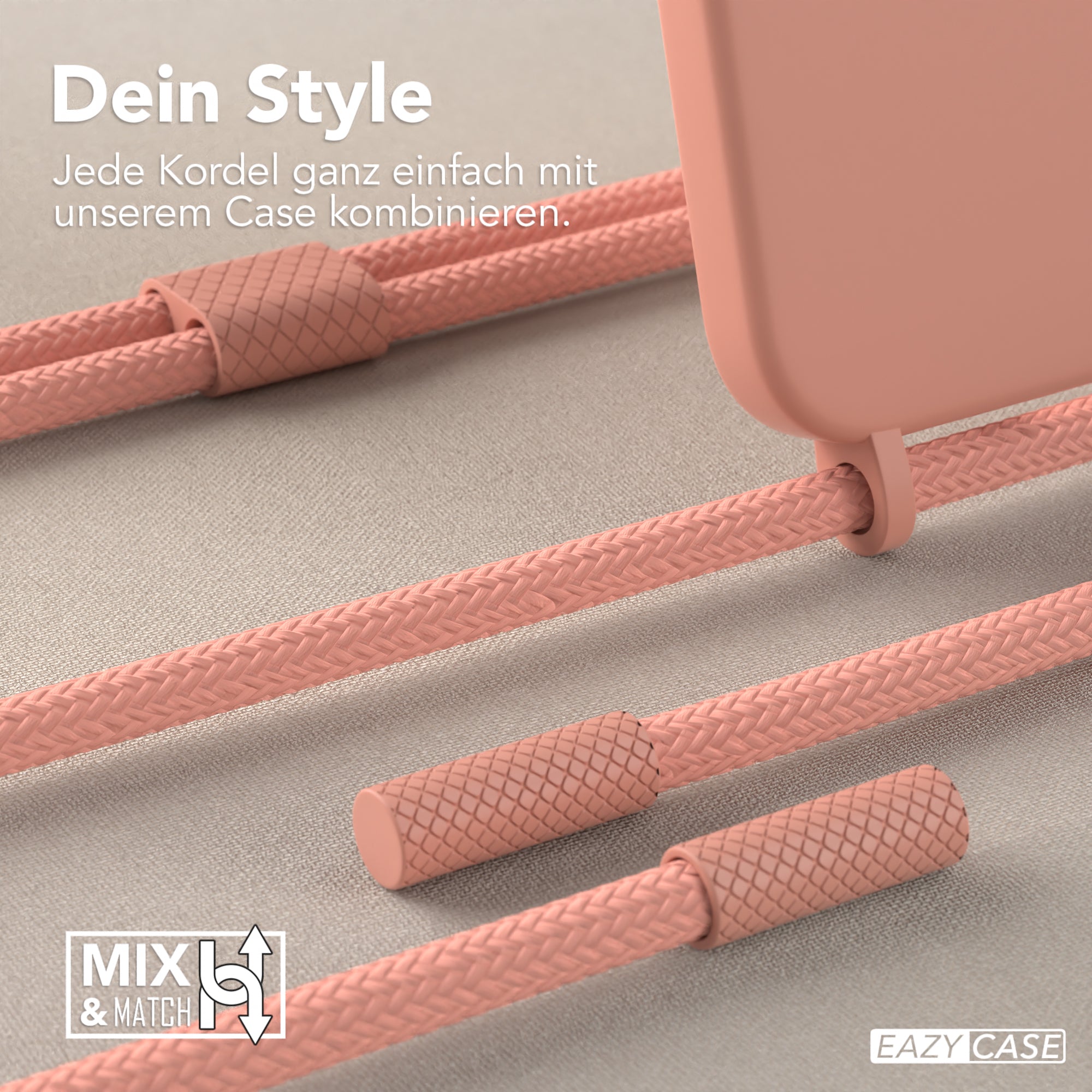 iPhone 13 Mini Silikonhülle + Uni Kordel