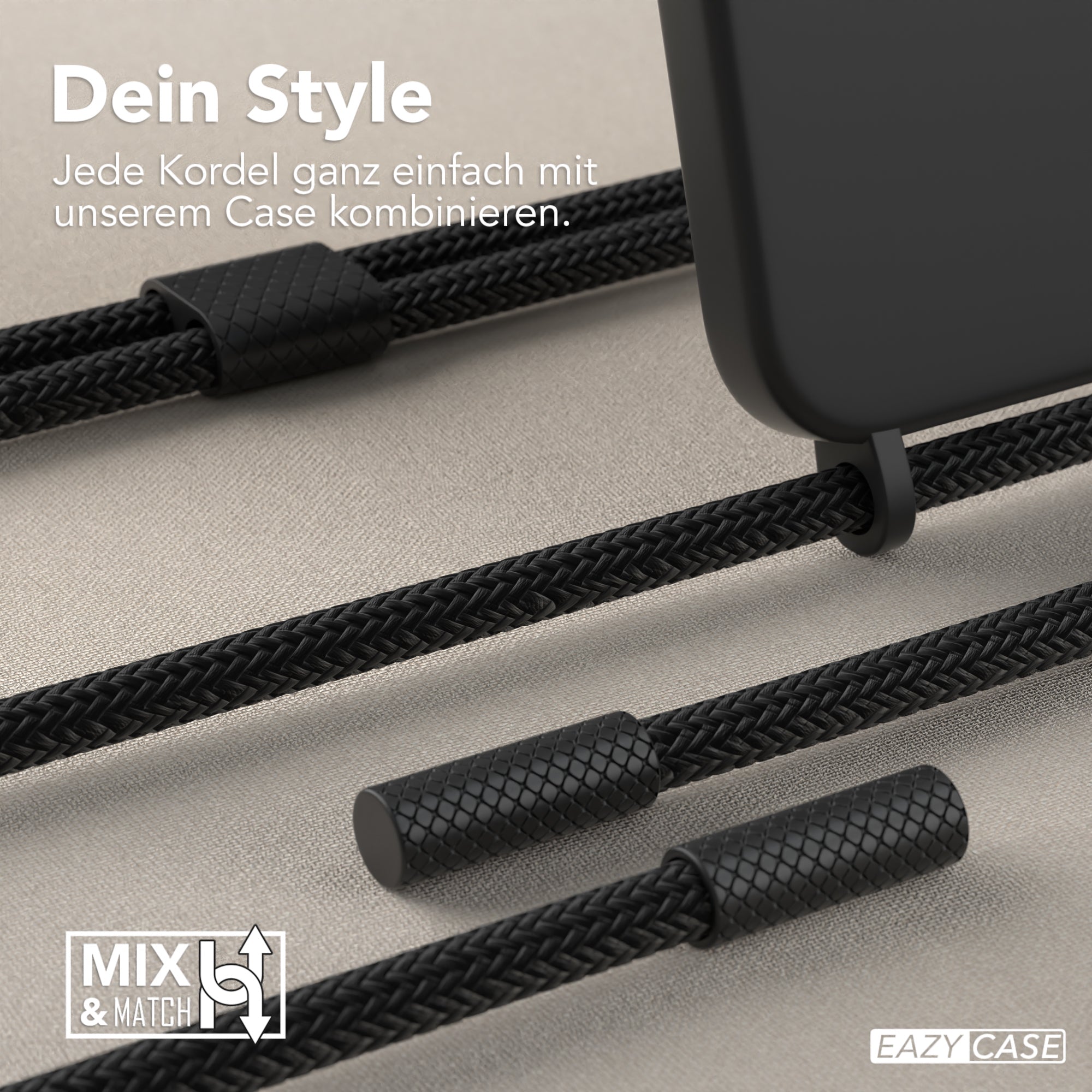 iPhone 13 Mini Silikonhülle + Uni Kordel