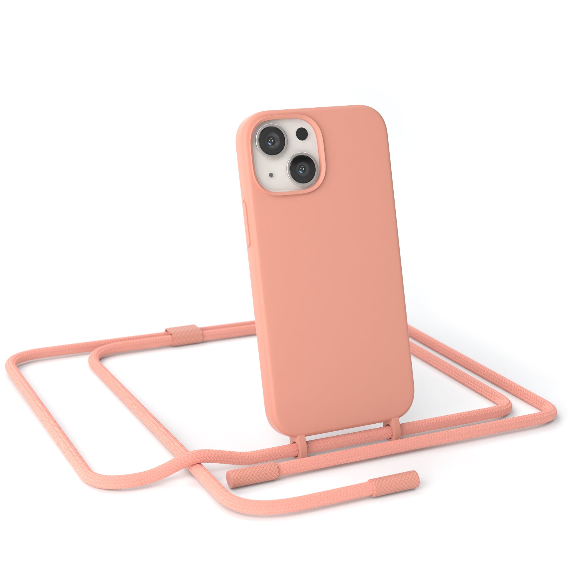 iPhone 13 Mini Silikonhülle + Uni Kordel