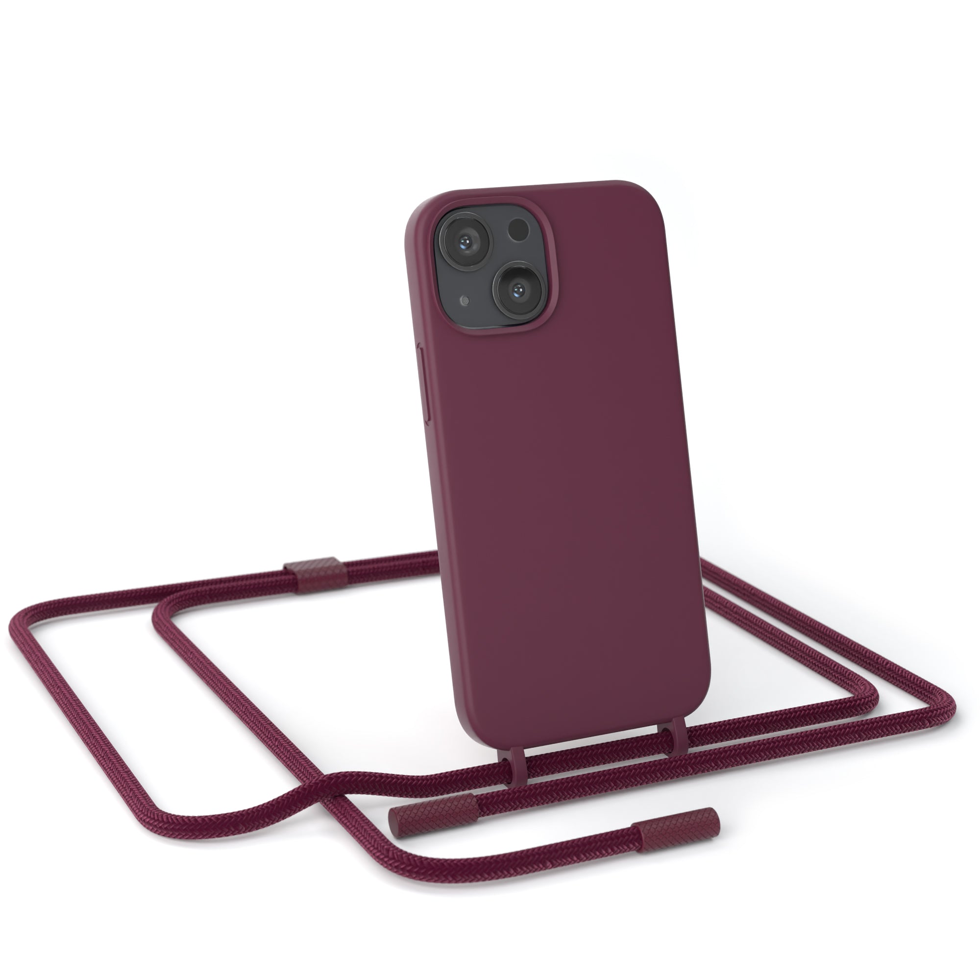 iPhone 13 Mini Silikonhülle + Uni Kordel