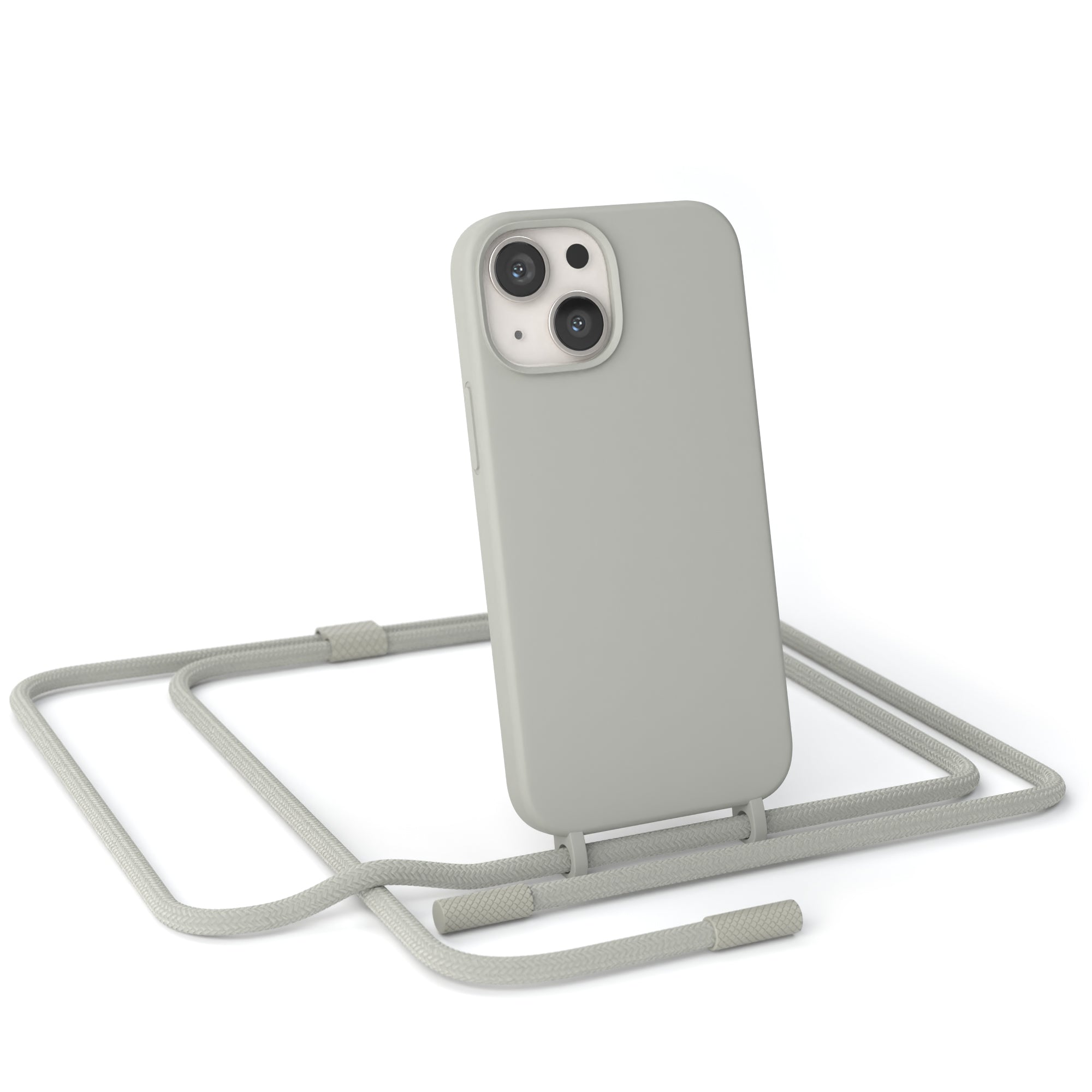 iPhone 13 Mini Silikonhülle + Uni Kordel