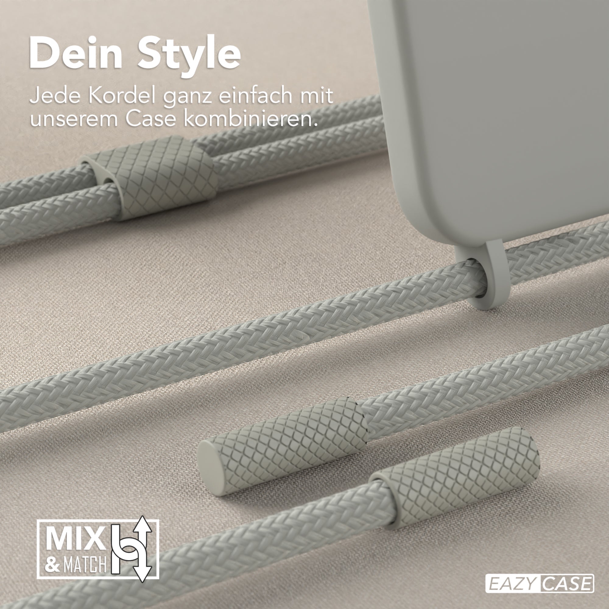 iPhone 13 Mini Silikonhülle + Uni Kordel
