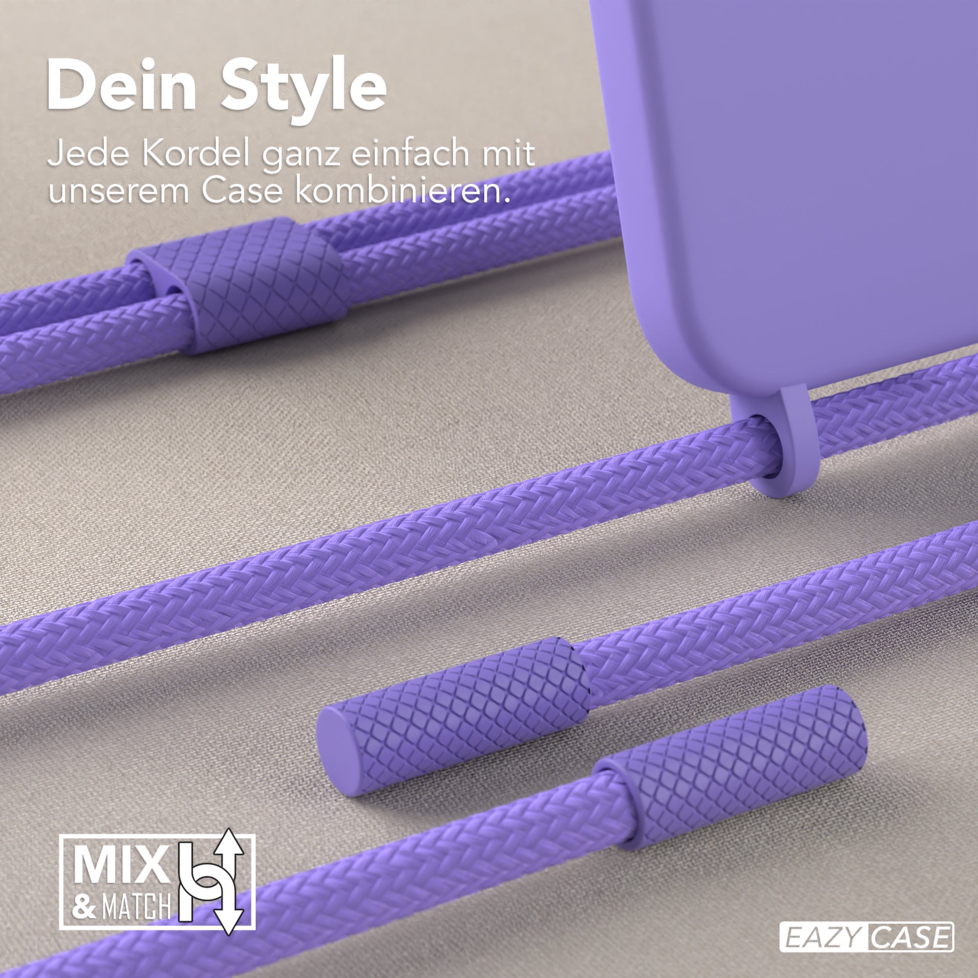 iPhone 13 Mini Silikonhülle + Uni Kordel